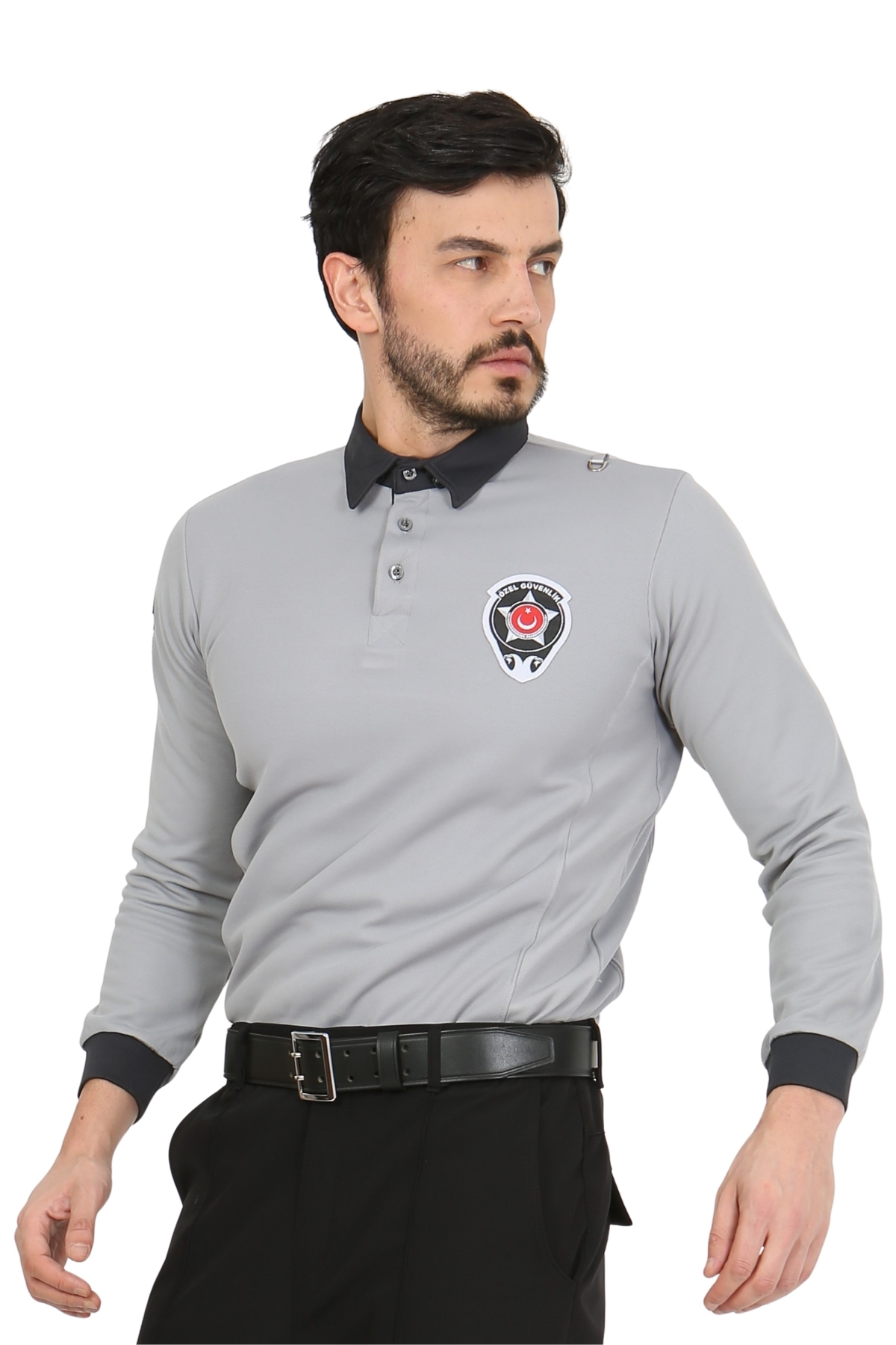 Yeni Kamu Personel Özel Güvenlik Kışlık Erkek Sweatshirt (Armalı) — خاکستری MCGV0060222 — تصویر 5 از 6