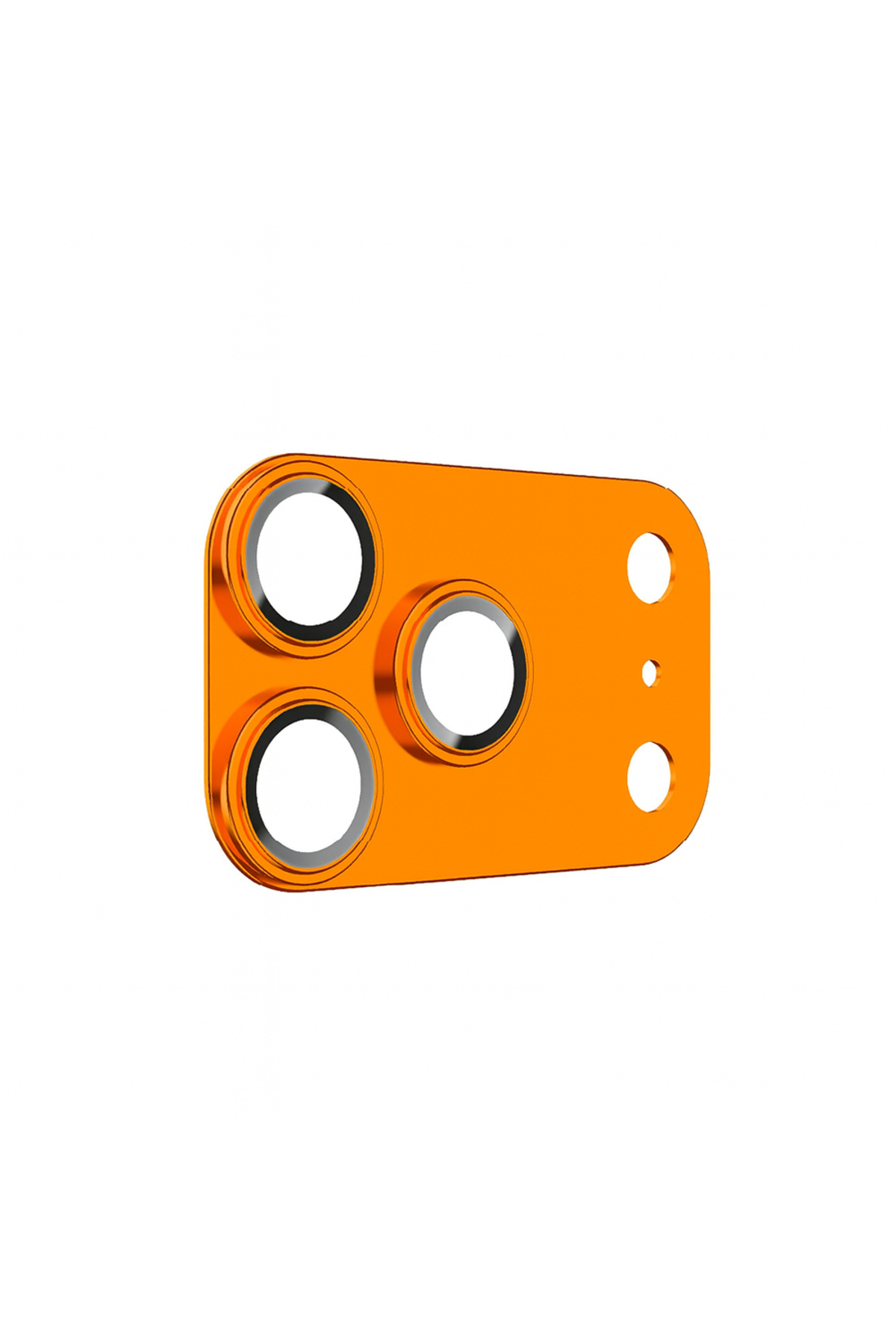 iPhone 17 Pro Uyumlu Benks Glass Warrior Anti Reflective Metal Kamera Lens Koruyucu Turuncu