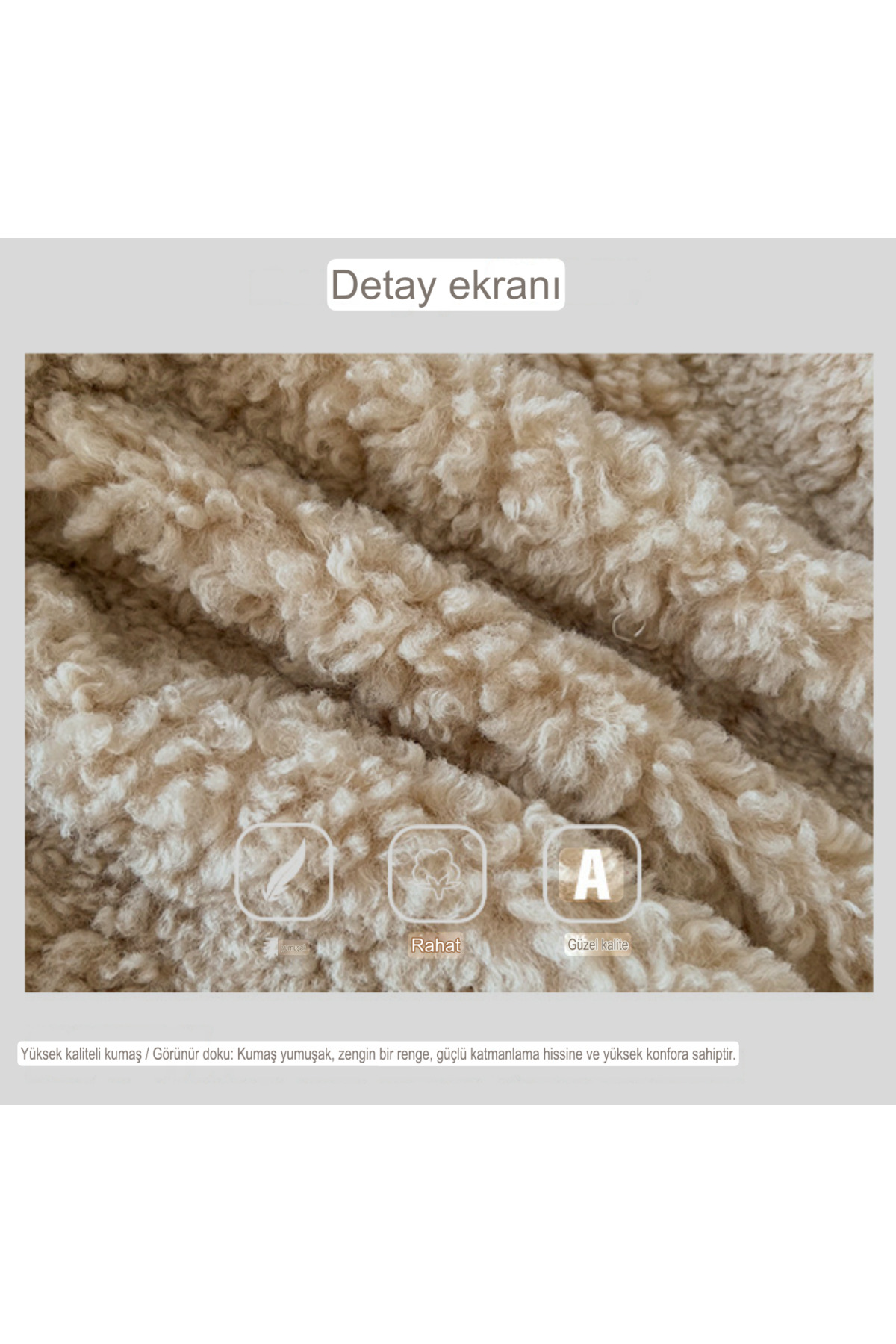 melisam.msg Bebek Kışlık Sevimli Tavşan Kulaklı Peluş Mont fotoğrafı 7 (önizleme)