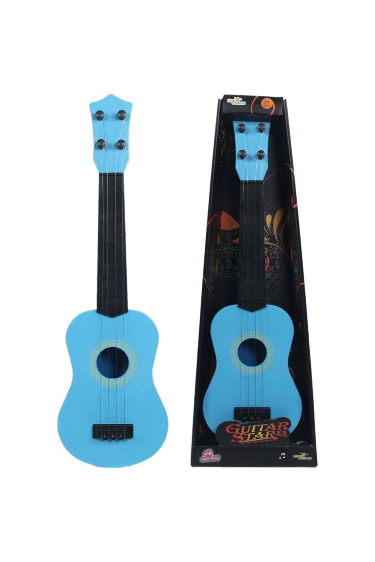 Göçmen Renkli Oyuncak Gitar 44 Cm Mavi