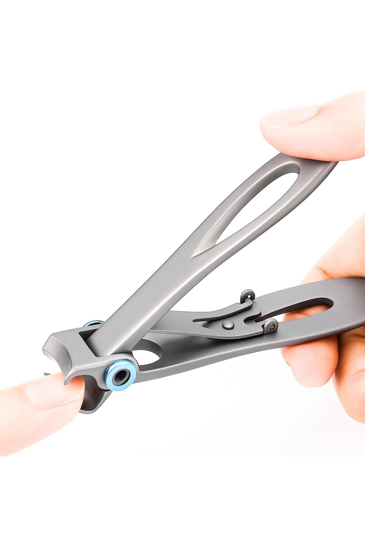 PERLOTUS Paslanmaz Çelik Büyük Boy Tırnak Makası Geniş Çeneli Keskin Ergonomik