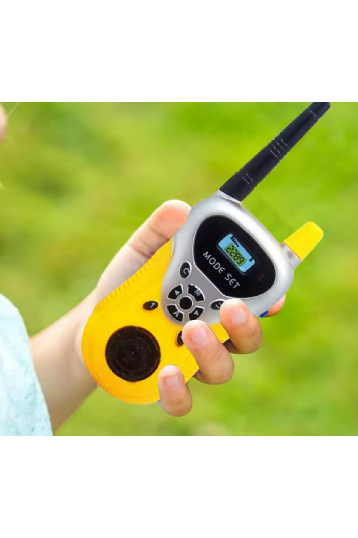 babydoor 100 Metre Çekim Mesafeli Oyuncak Telsiz Walkie Talkie 2'li Paket Çocuk Pilli Telsiz fotoğrafı 3 (önizleme)