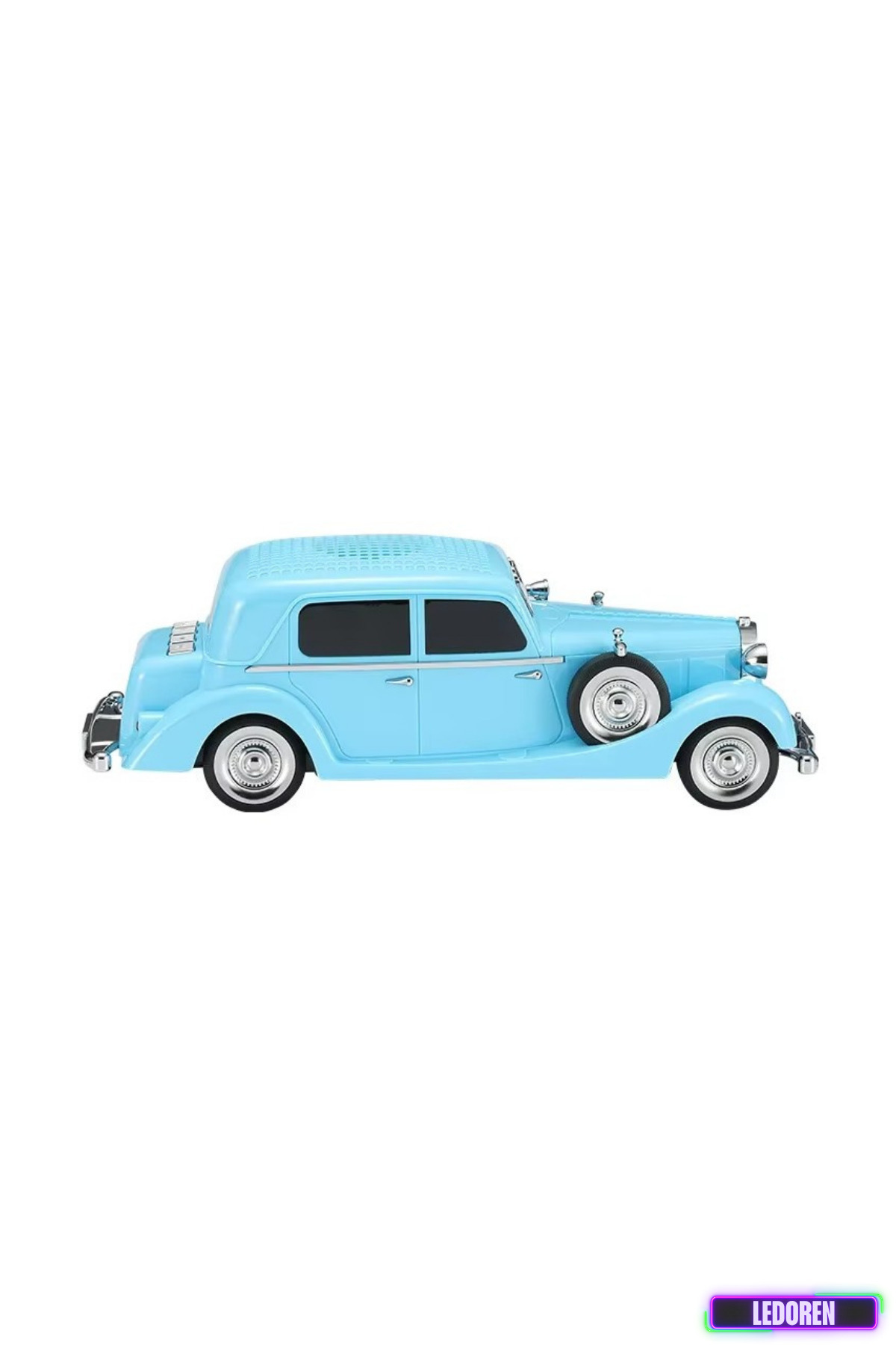 L'eDoren WS-1934 Pontiac Sedan Diecast Araba Bluetooth Hoparlör