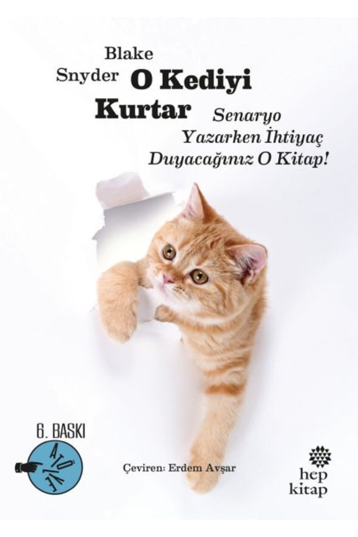 Alem Yayınları O Kediyi Kurtar Senaryo Yazarken İhtiyaç Duyacağınız O Kitap!