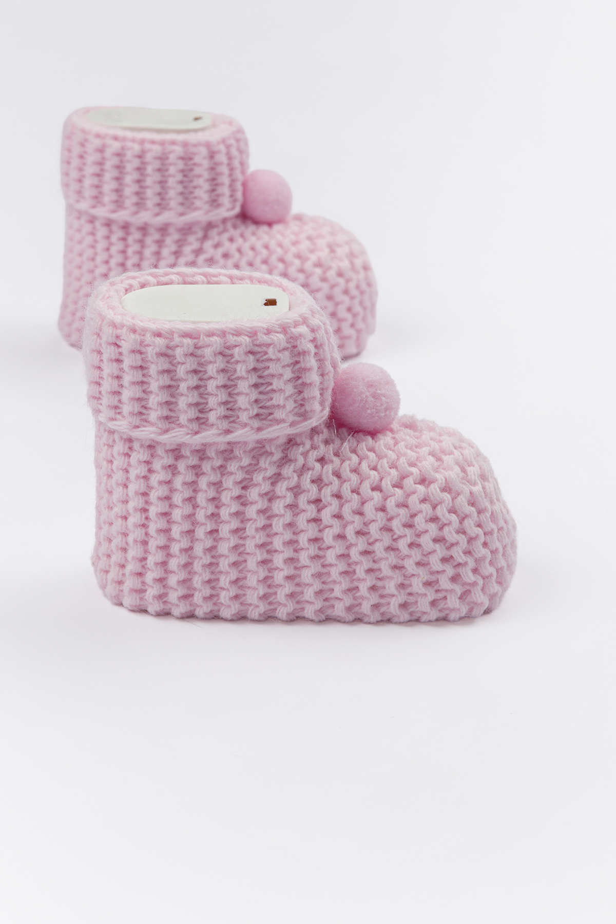 Lui Baby Bebek Patik Triko 0/6 Ay Ponponlu fotoğrafı 3 (önizleme)