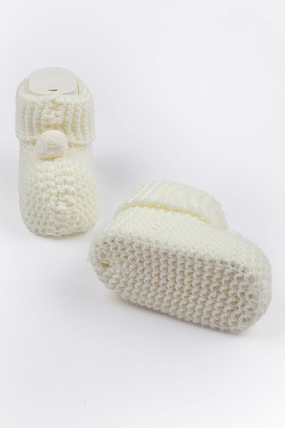 Lui Baby Bebek Patik Triko 0/6 Ay Ponponlu fotoğrafı 4 (önizleme)