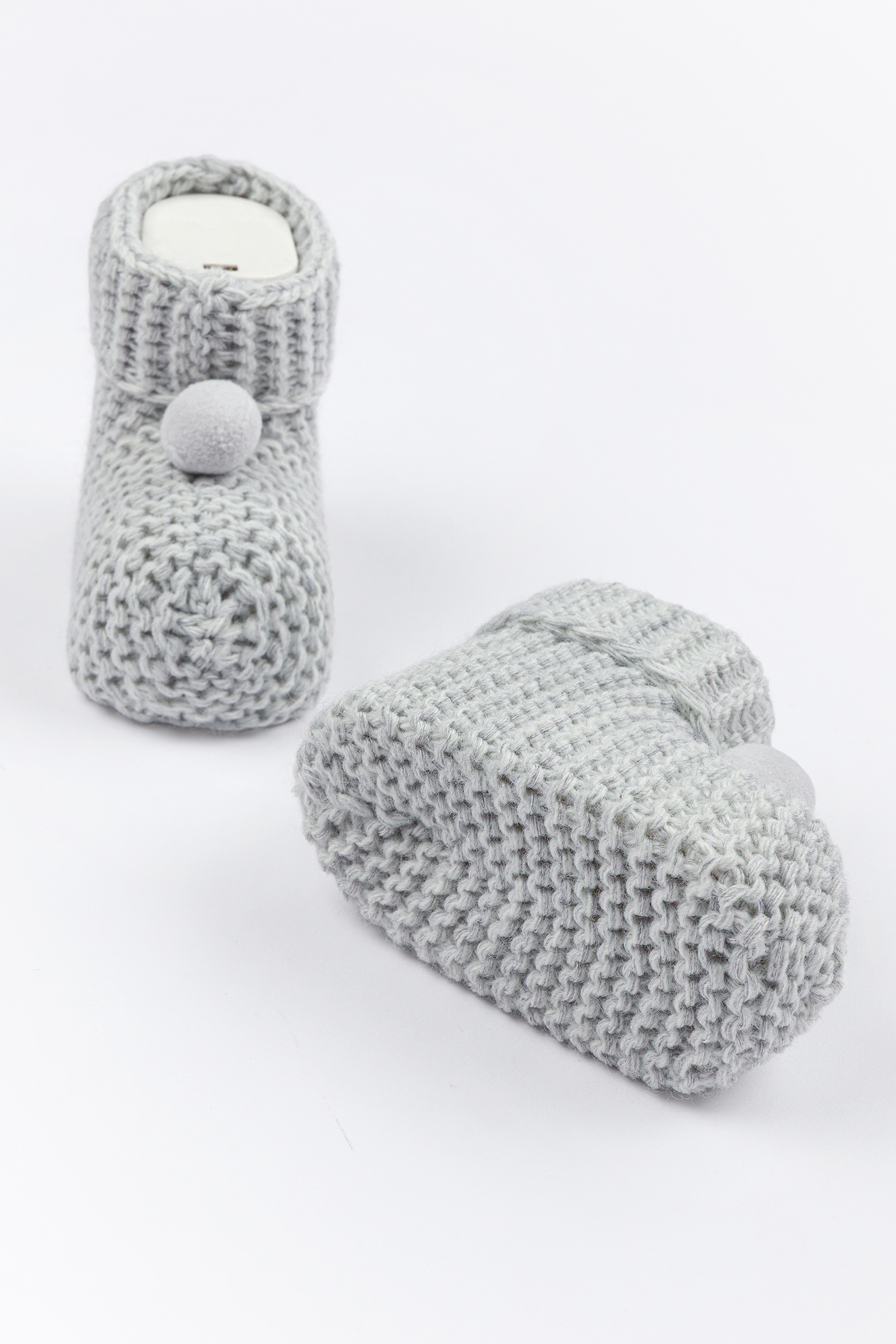 Lui Baby Bebek Patik Triko 0/6 Ay Ponponlu fotoğrafı 4 (önizleme)