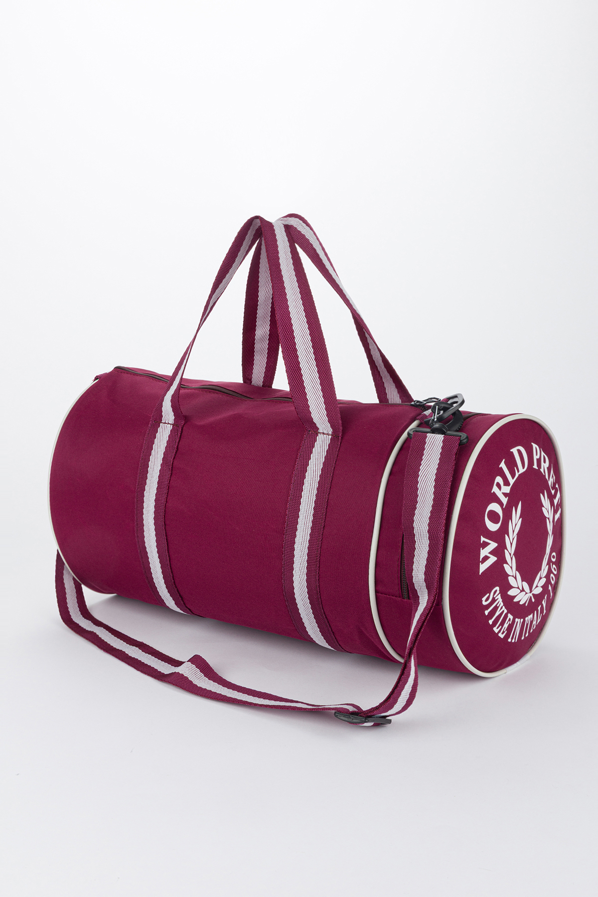 Butik  Silindir Sporcu Çantası Siyah Omuz Askılı Fitness Sp - Görsel 4