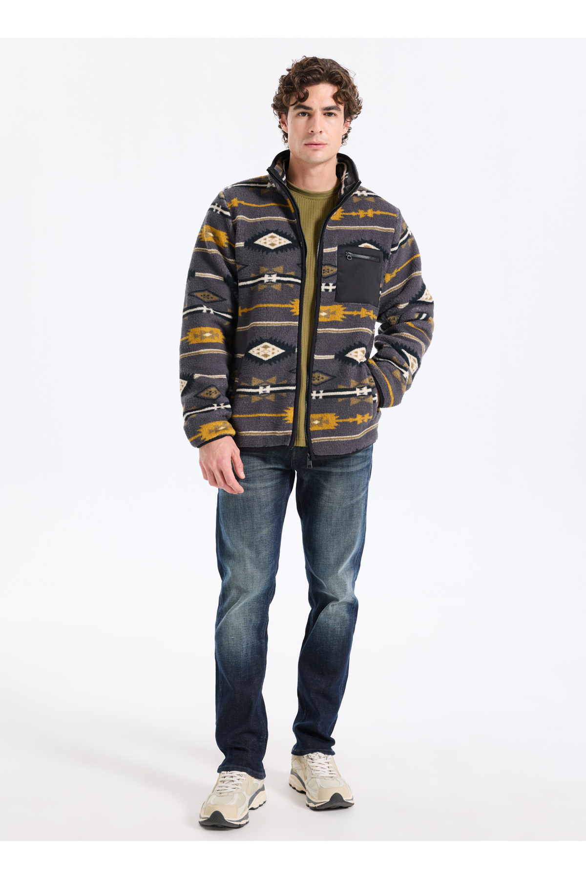 سویشرت مردانه طرح دار | لی کوپر Lee Cooper 5003310868 - تصویر 2