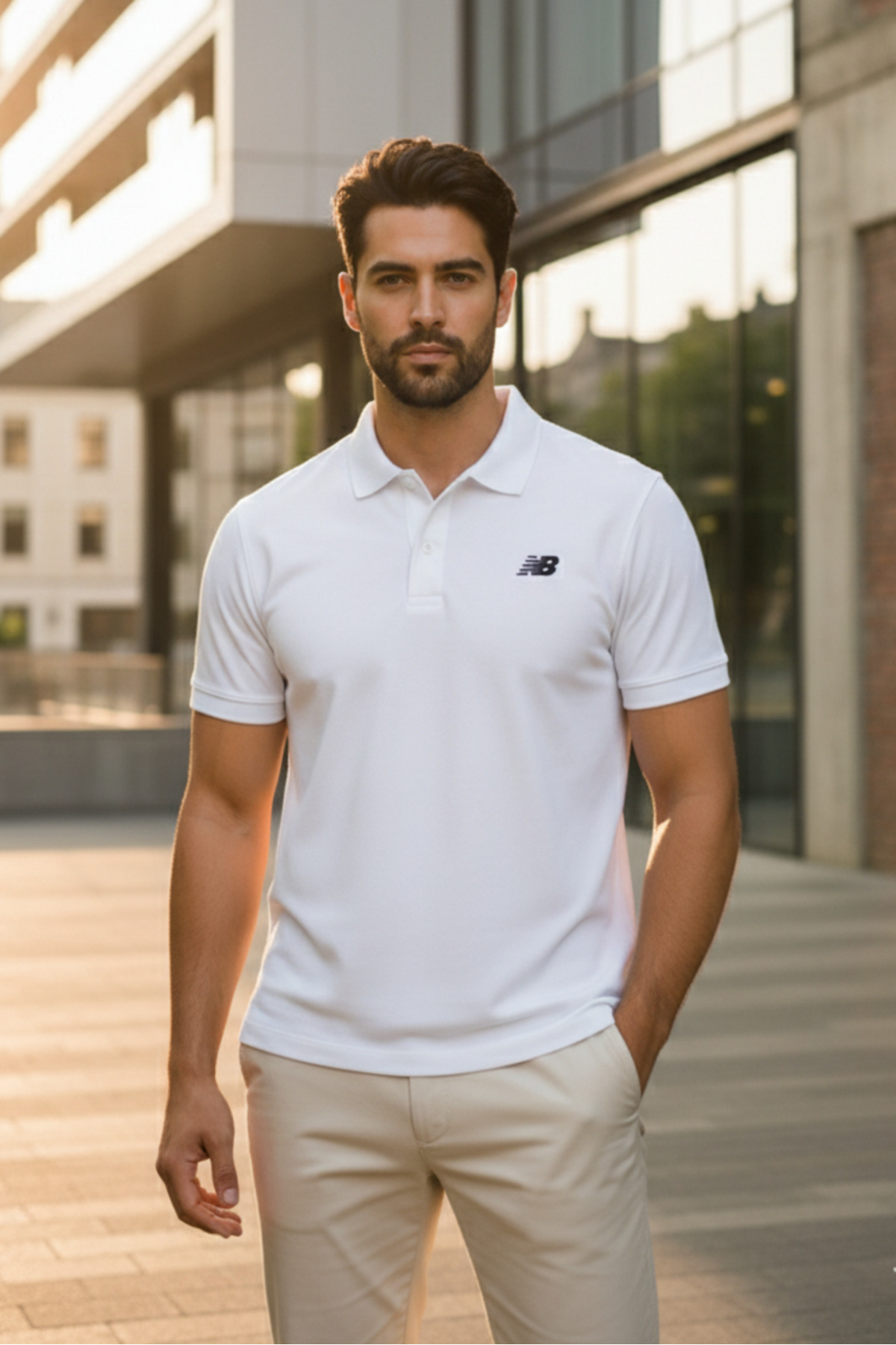 New Balance NB Classic Lifestyle Men's Piqué Polo Collar T-Shirt