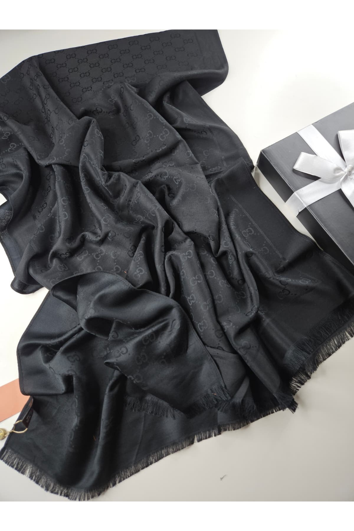 Shiva Scarfs G Desen Soft Pamuk Yün İpek Şal Çift Taraflı 4 Mevsim Silk Scarfs Hijab