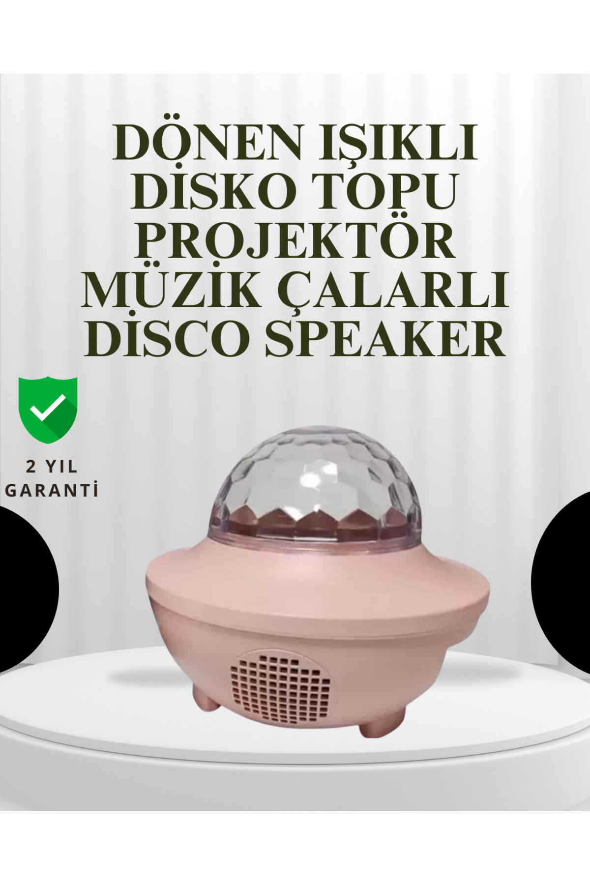 ZERO LAND YZLAL Sesle Etkileşimli Yıldız Projektörlü Gece Lambası – Bluetooth Hoparlörlü, USB (113328) Giriş