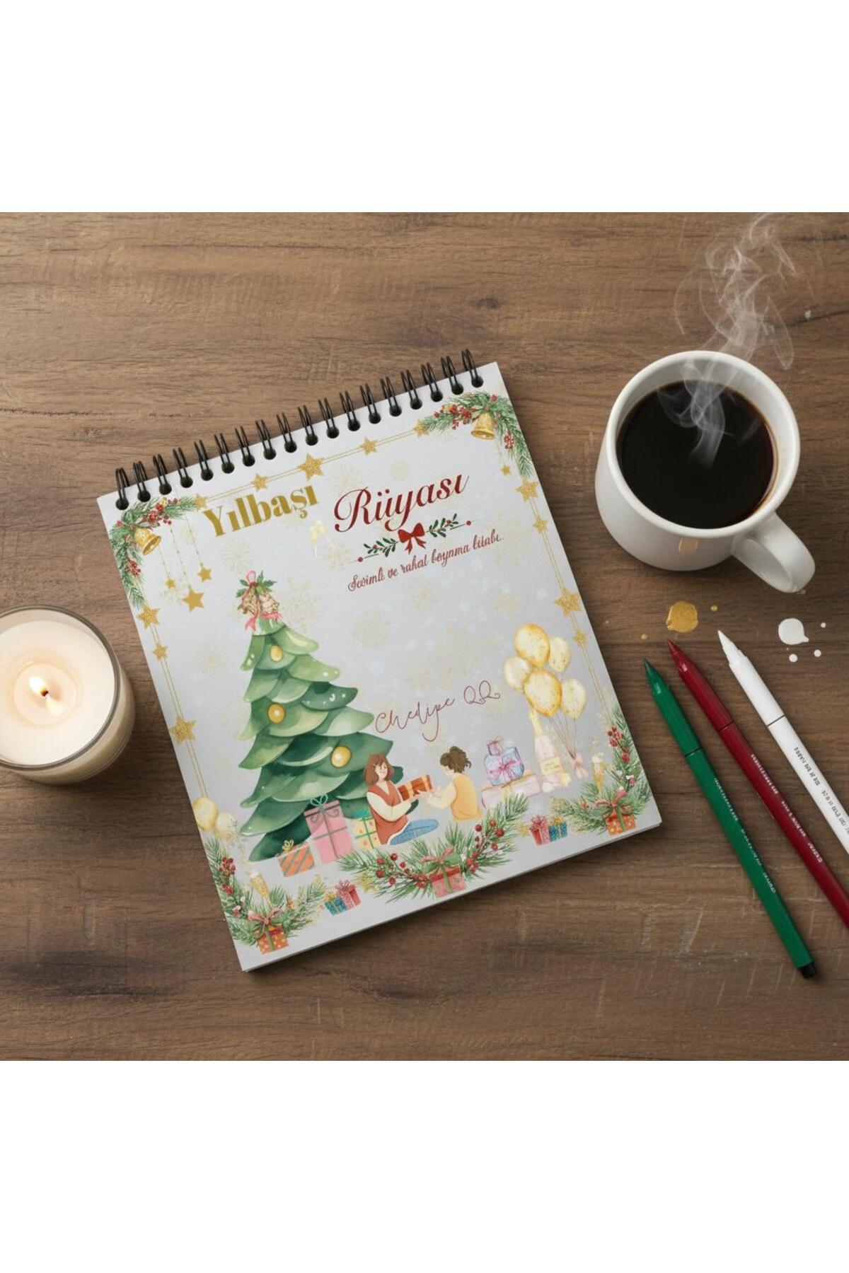 M&H Coloring Yılbaşı Rüyası - 21x21 cm Boyama Kitabı, Çocuk ve Yetişkinler için