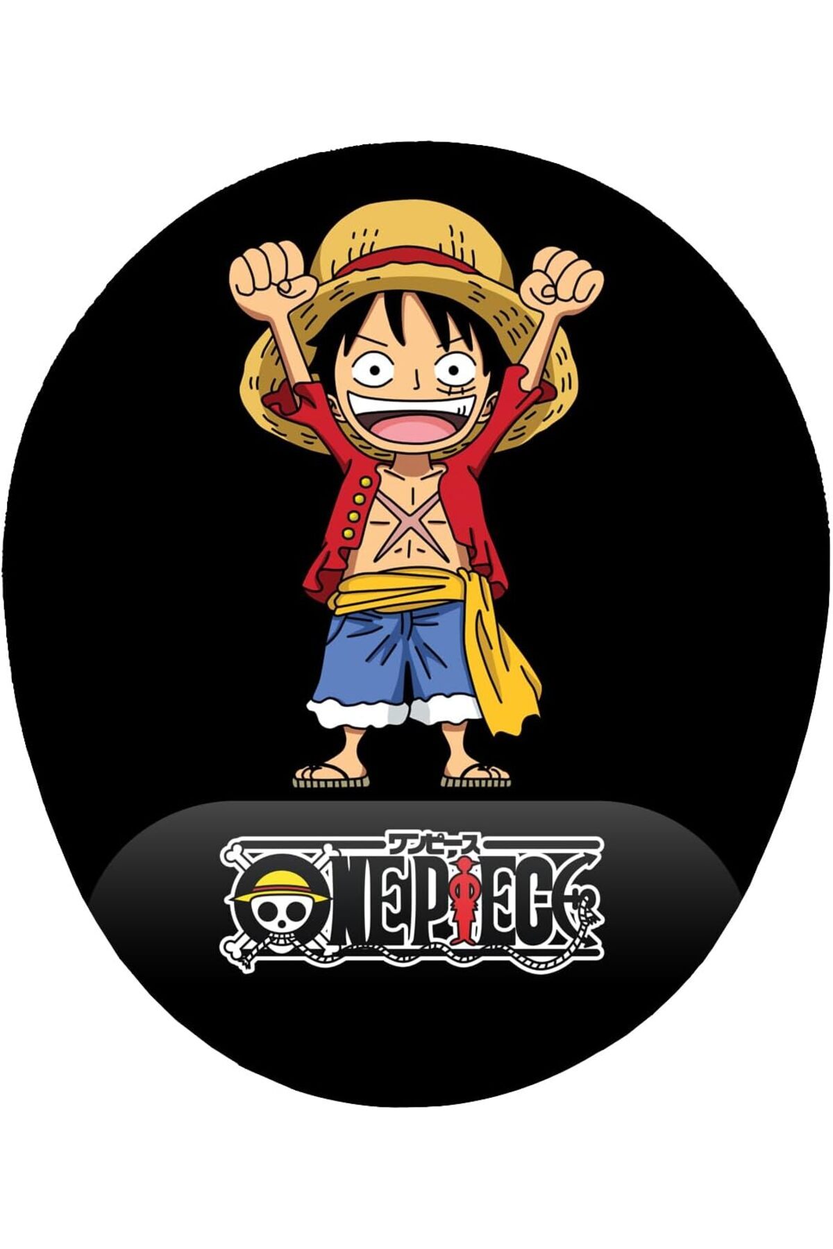 STOREMAX fikirler One Piece Luffy Bilek Destekli Mouse Pad 1175735
