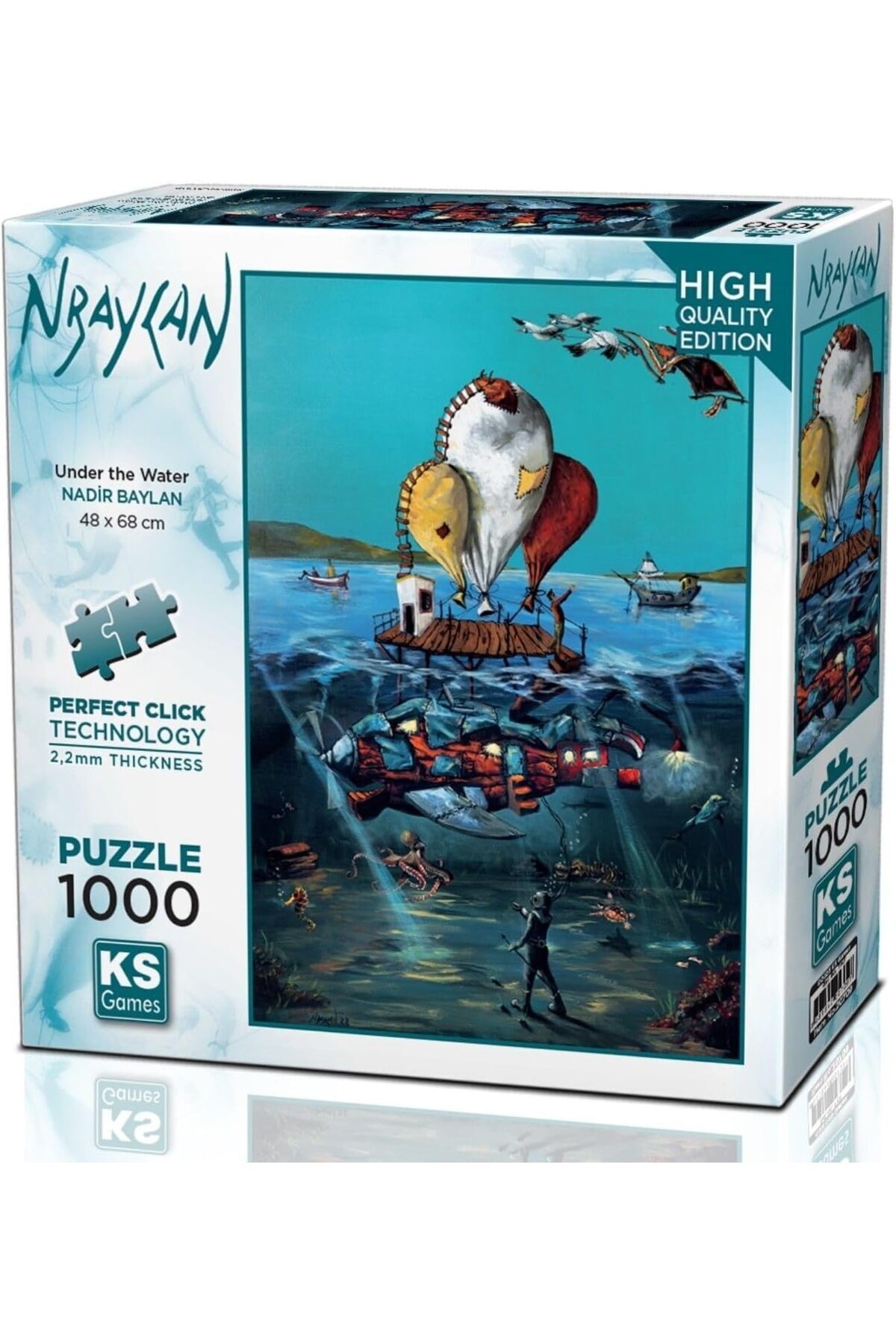 Epilons Under The Water 1000 Parça Puzzle -Ks Puzzle