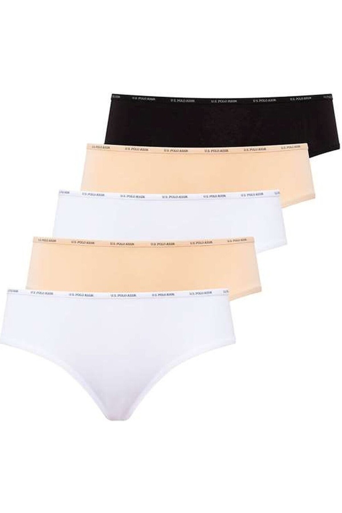 U.S. Polo Assn. Kadın 5'li Yüksek Bel Slip-67002