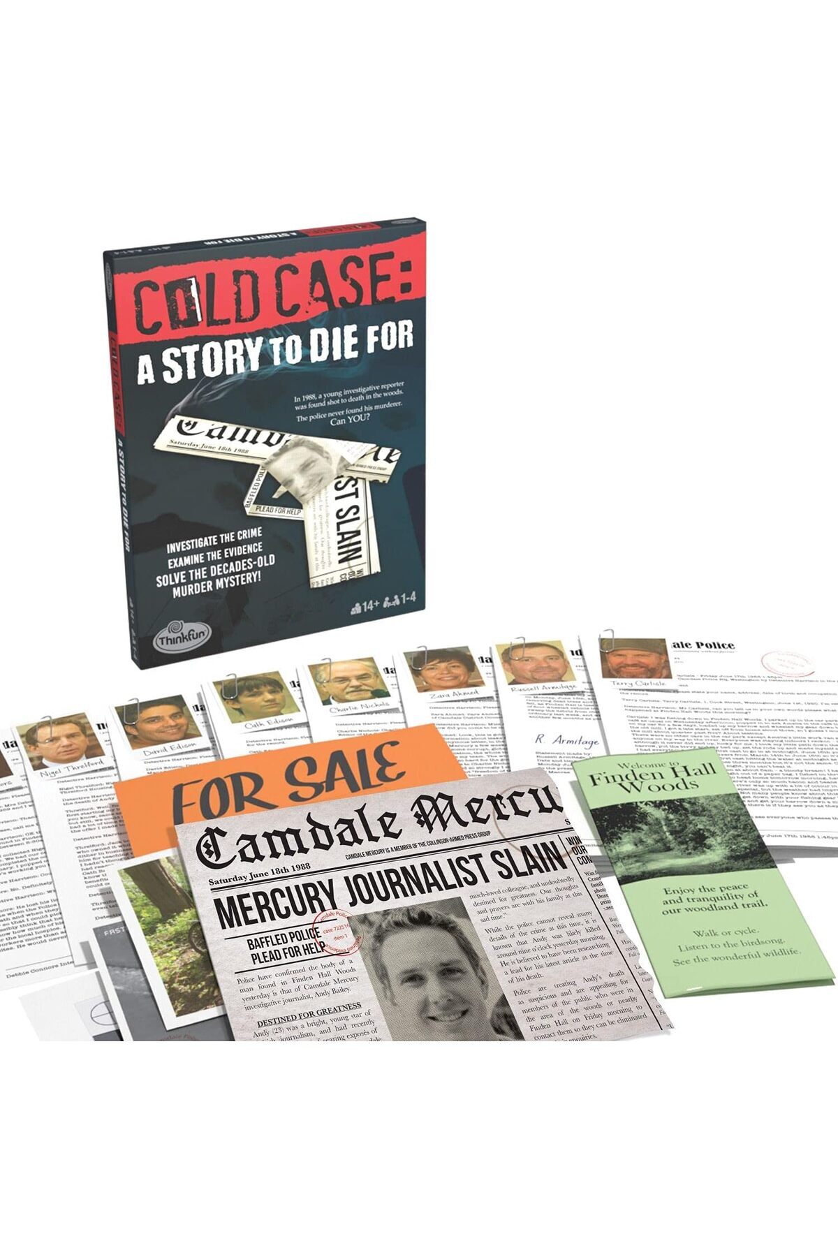 STOREMAX Soğuk Dava: Ölmek İçin Bir Hikaye - Çağlar İçin Bir Kutuda Bir Cinayet Gizemi Oyunu 14 ve Yukarı 11