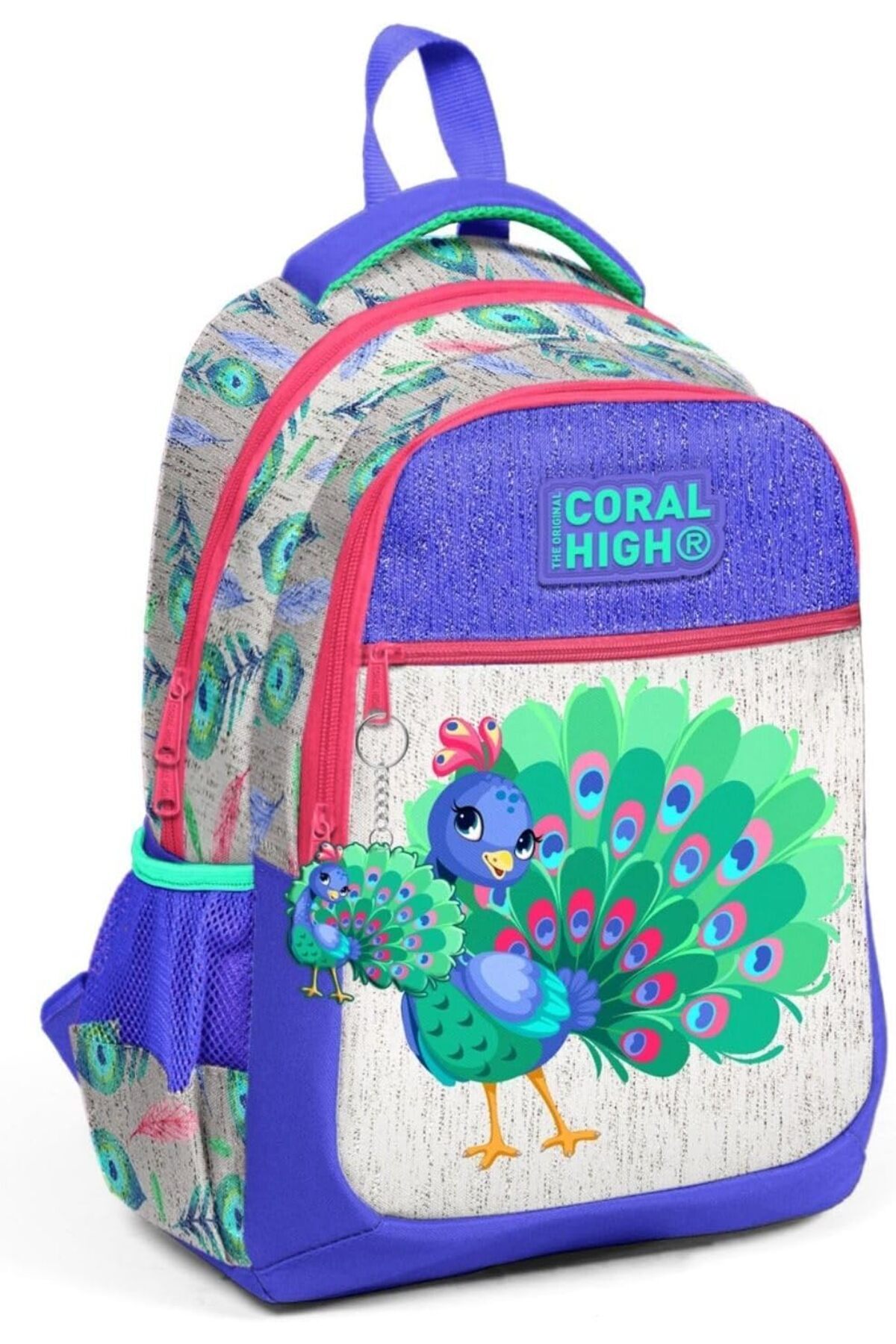 STOREMAX Kız Çocuk İlkokul ve Ortaokul Sırt Çantası - Yeşil Tavuskuşu 1178367