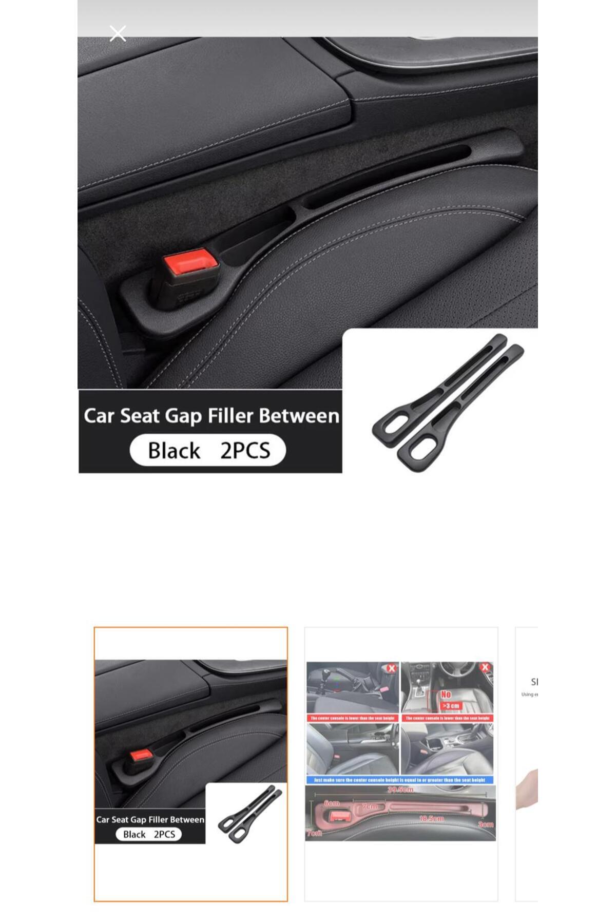 aks ARAÇ KOLTUK ARASI DÜZENLEYİCİ EŞYA DÜŞME ENGELLEYİCİ 2'Lİ