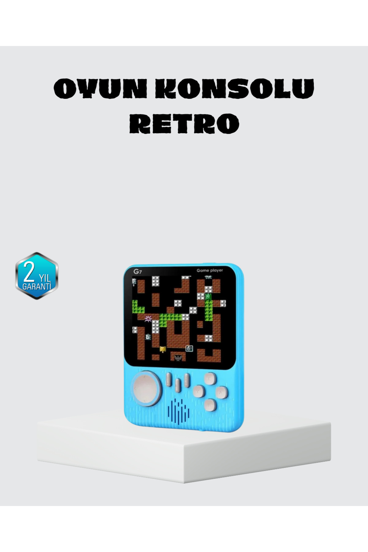 ZERO LAND NRZSNT 666 Oyunlu Retro Mini Oyun Konsolu – 3.5" LCD Ekran ve Çift (210405) Kişilik Oyun