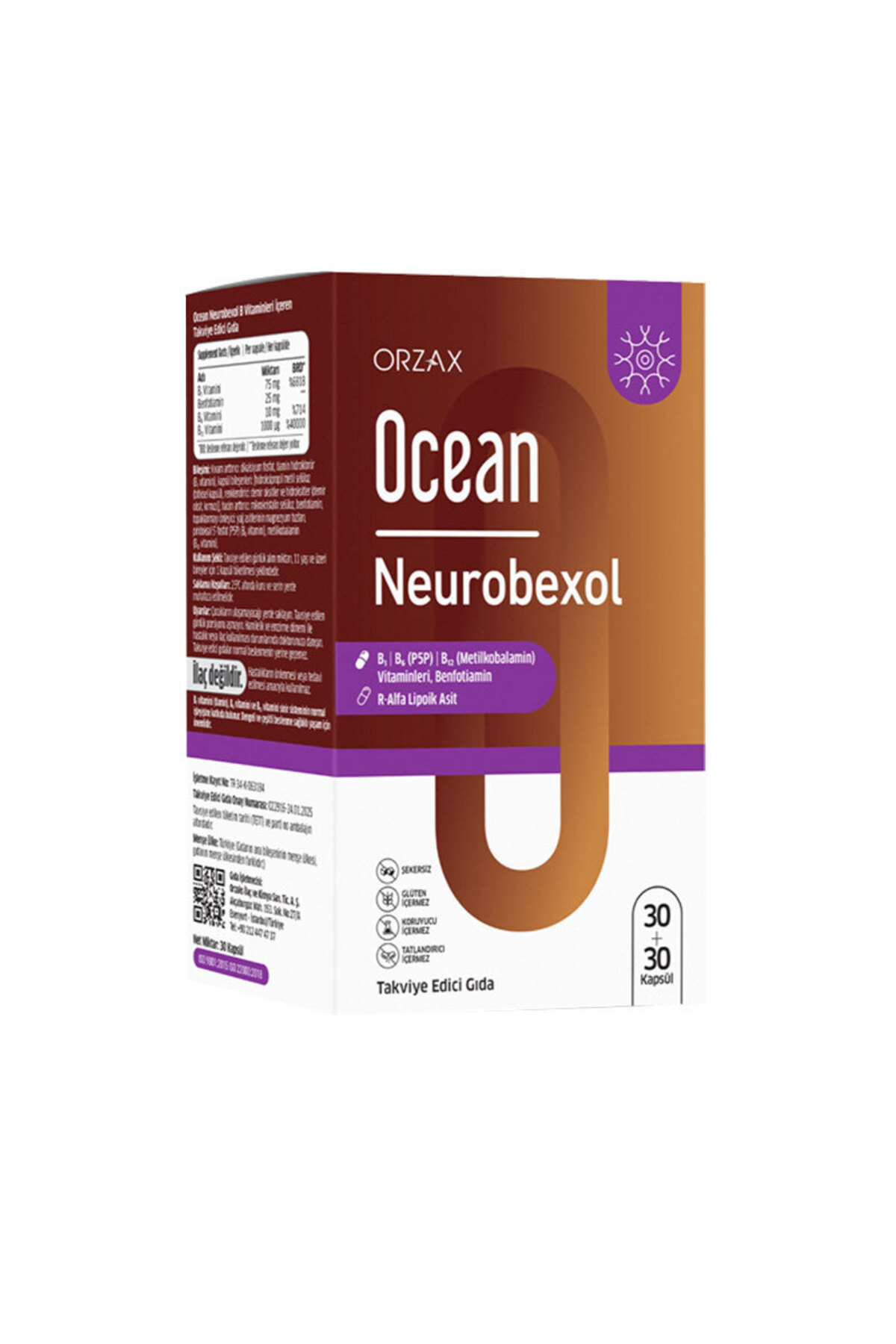 Orzax Ocean Neurobexol 60 Kapsül - Fiyatı, Yorumları