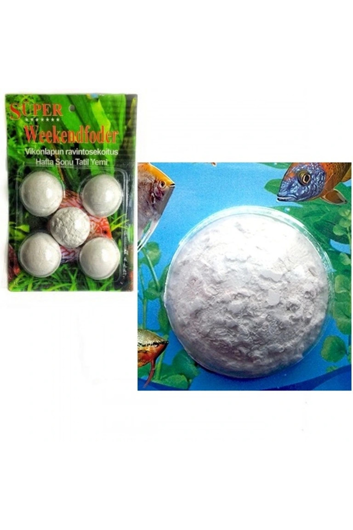 Ahmed Güvenal Ticaret Haftasonu Tatil Yemi - Akvaryum Balıkları İçin 5Li Set