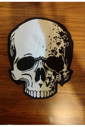 Özden Nakış Büyük boy kurukafa yama patch