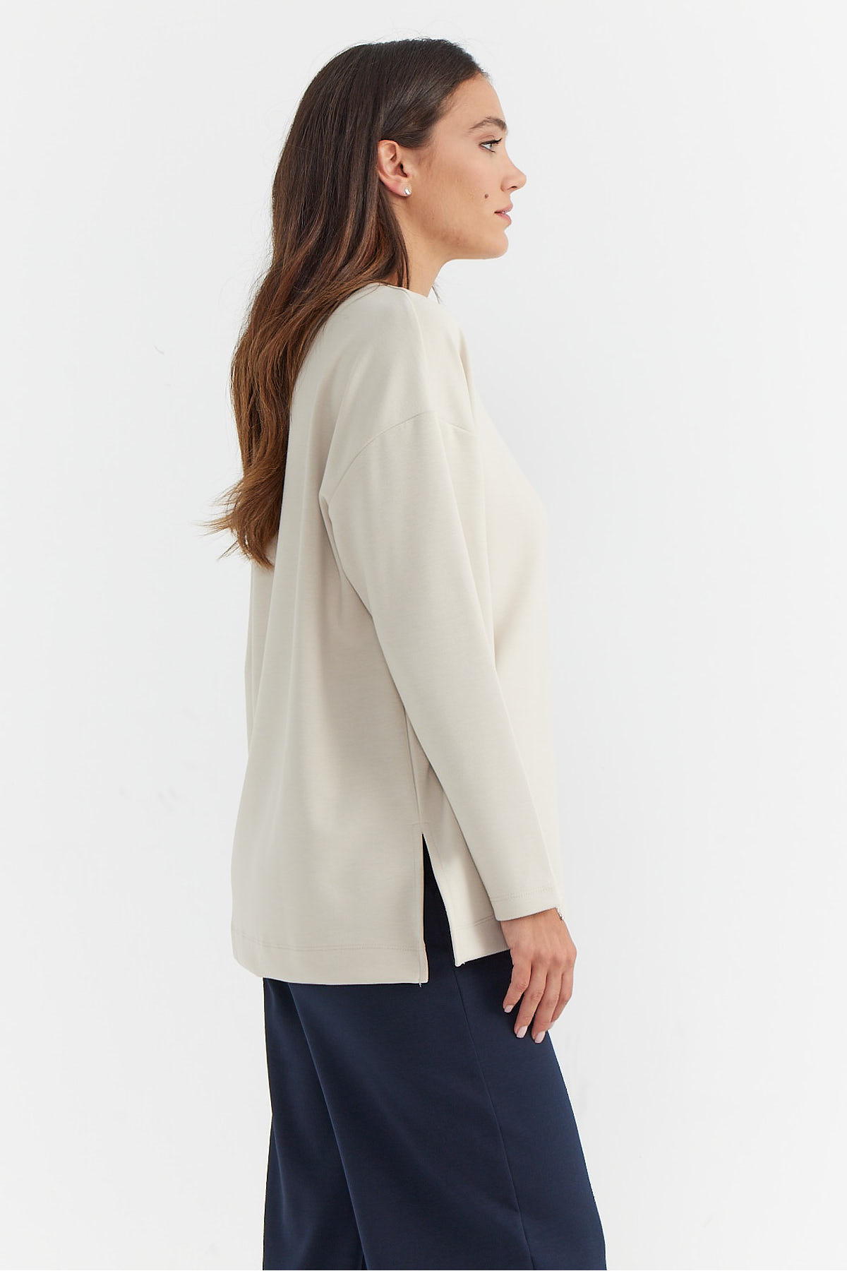 PAULMARK  Kadın Uzun Kollu Yumuşak Dokulu Bluz - Görsel 3