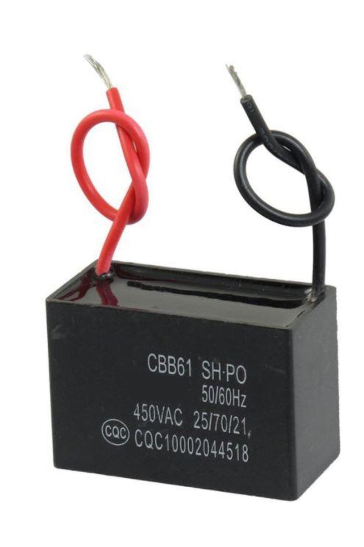 Hatfon Elektronik 1,5mF 450V Kutu Tip Kablolu Daimi Kondansatör