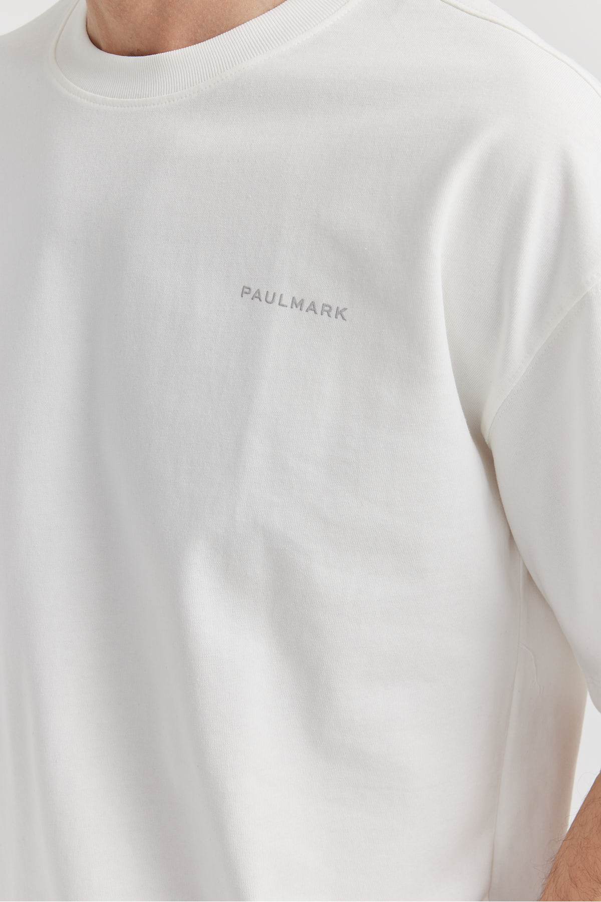 PAULMARK  Erkek Yazılı T-shirt - Görsel 8