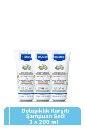 Mustela Dolaşıklık Karşıtı Kolay Tarama Sağlayan Besleyici Şampuan 200 ml 3'l...