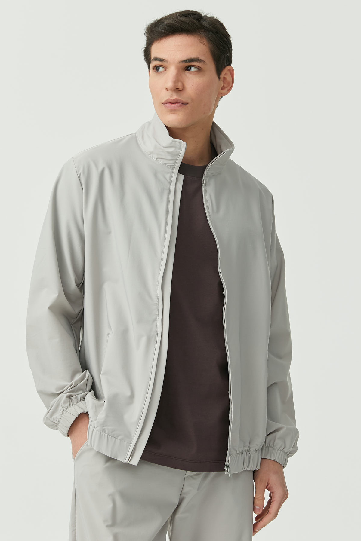 PAULMARK  Erkek Fermuarlı İnce Mont - Görsel 5