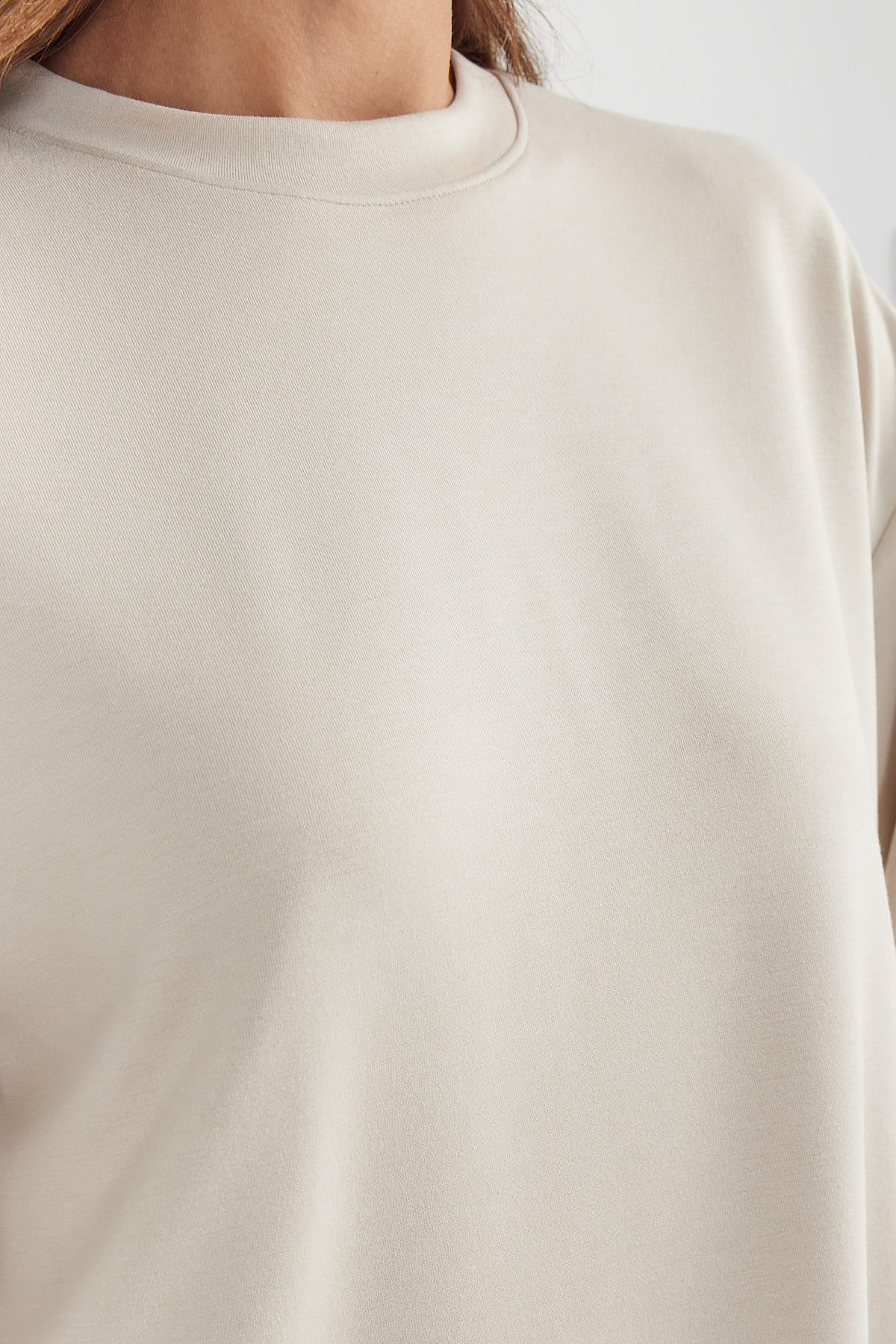 PAULMARK  Kadın Uzun Kollu Yumuşak Dokulu Bluz - Görsel 7