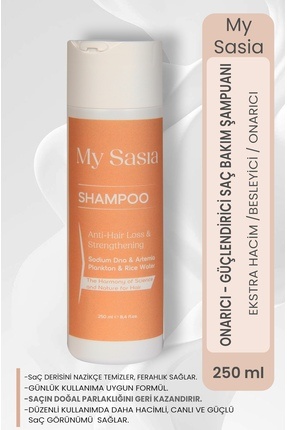 My Sasia Onarıcı Güçlendirici Saç Bakım Şampuanı