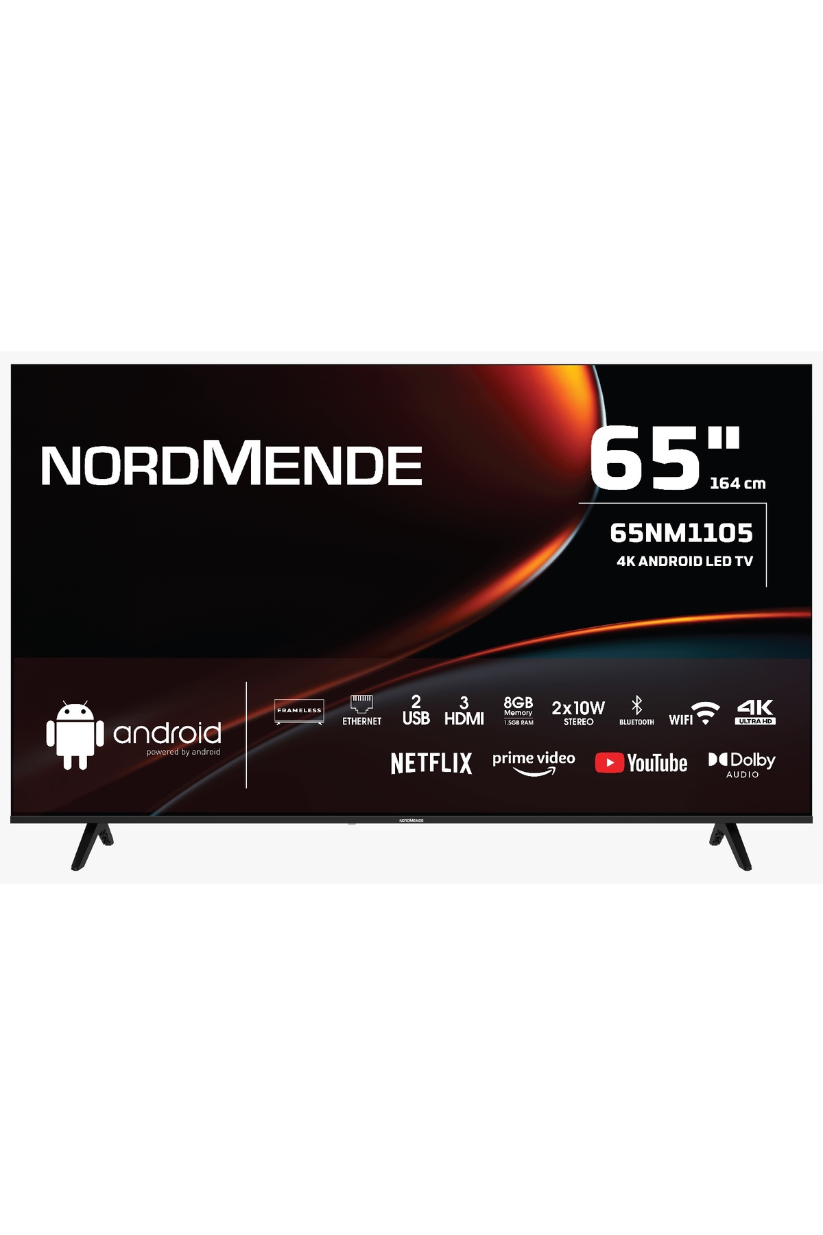 65NM1105 Frameless 4K Ultra HD 65" 164 Ekran Uydu Alıcılı Android Smart LED TV
