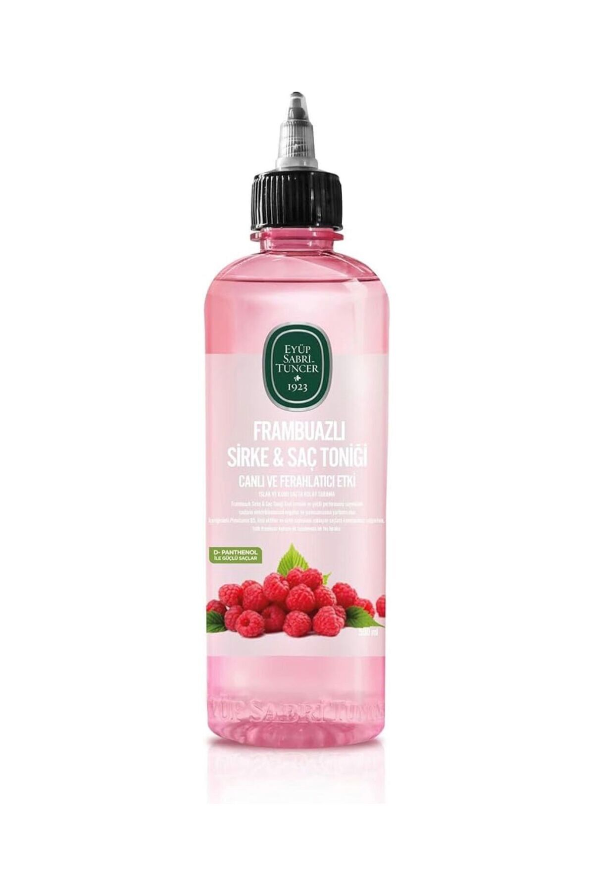 Eyüp Sabri Tuncer FRAMBUAZLI SİRKE VE SAÇ TONİĞİ KEPEĞE KARŞI PARABEN/GLUTEN İÇERMEZ 500 ML