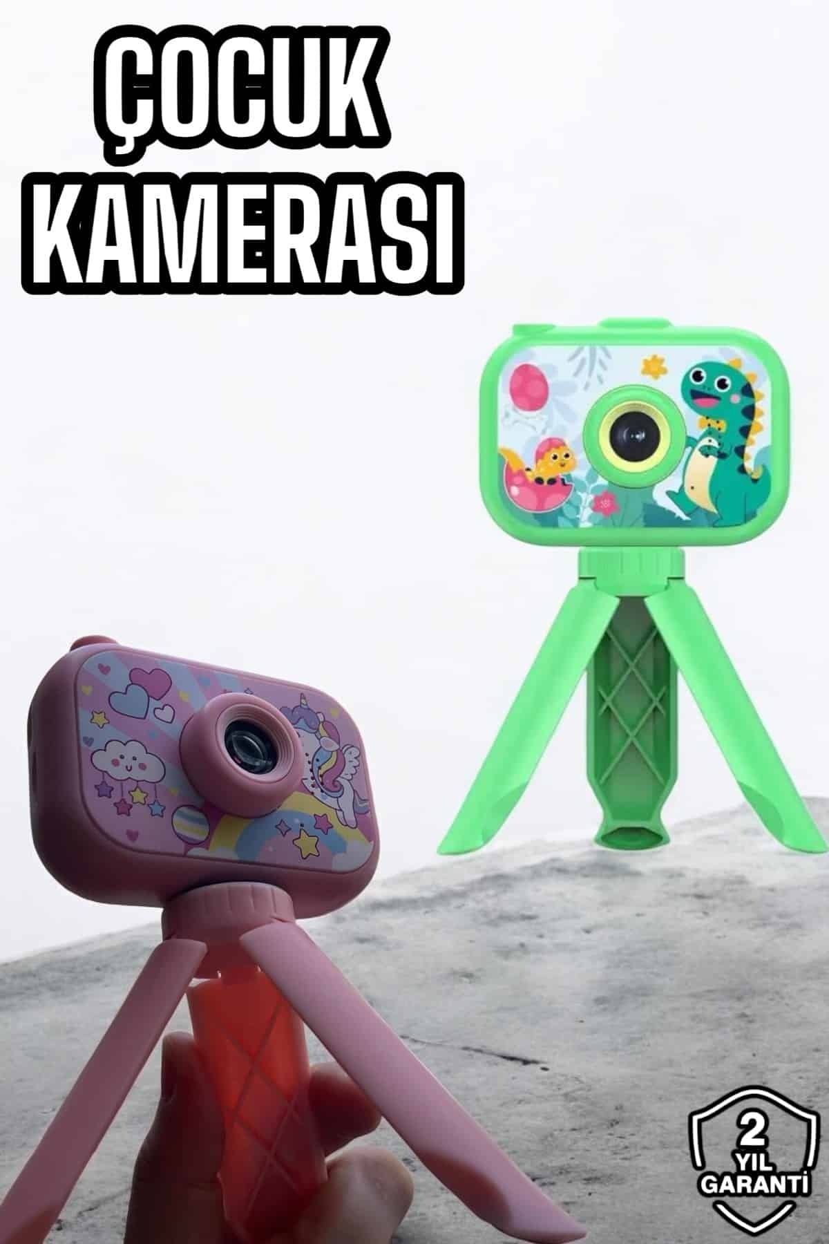 TeknoKesgin KESGİN MARKET ® Çocuklara Özel Dijital LCD Ekran 1080P HD Görüntü Kaliteli