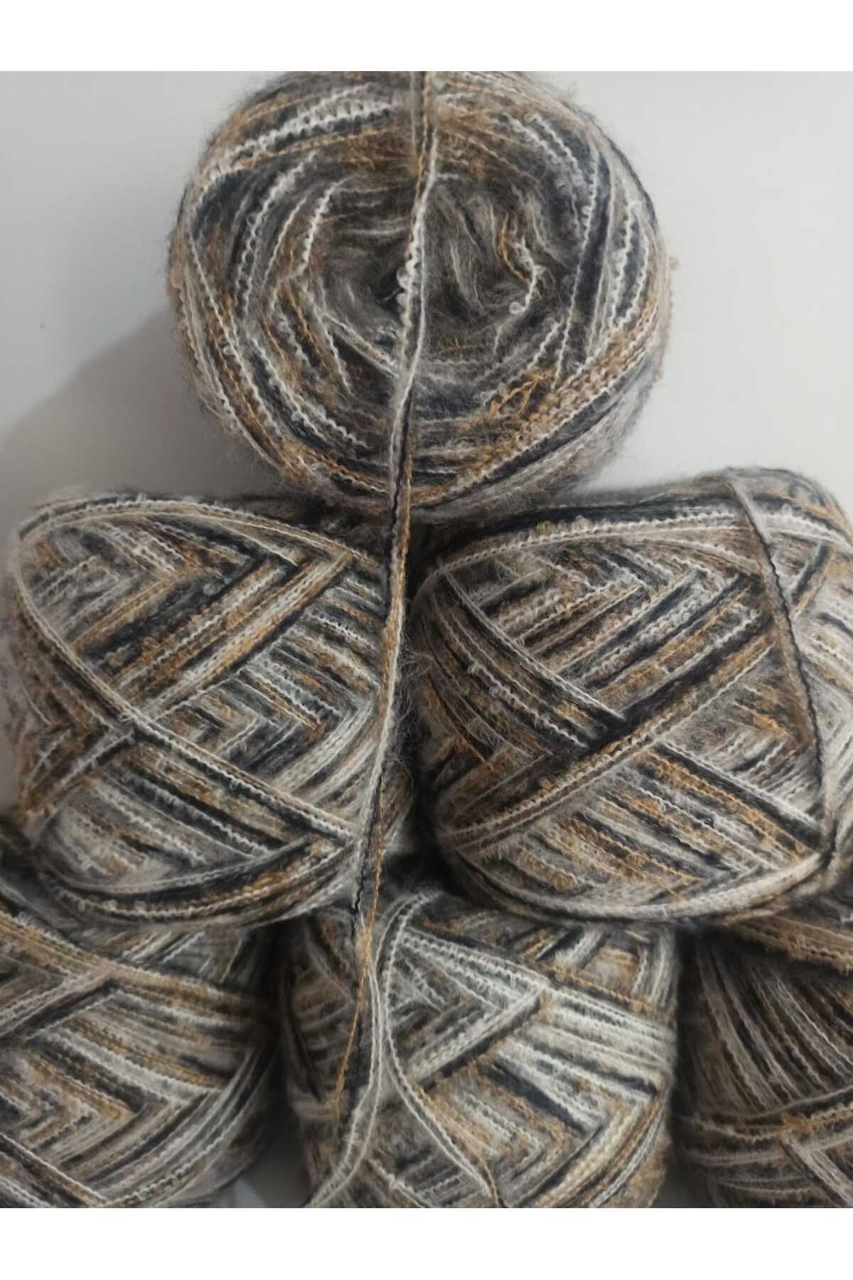 İPEK YÜN İPLİK DÜNYASI Angora Örgü İpi (Kırçıllı Siyah, Beyaz) Buklet (Camel,Beyaz) Karışım 100gr
