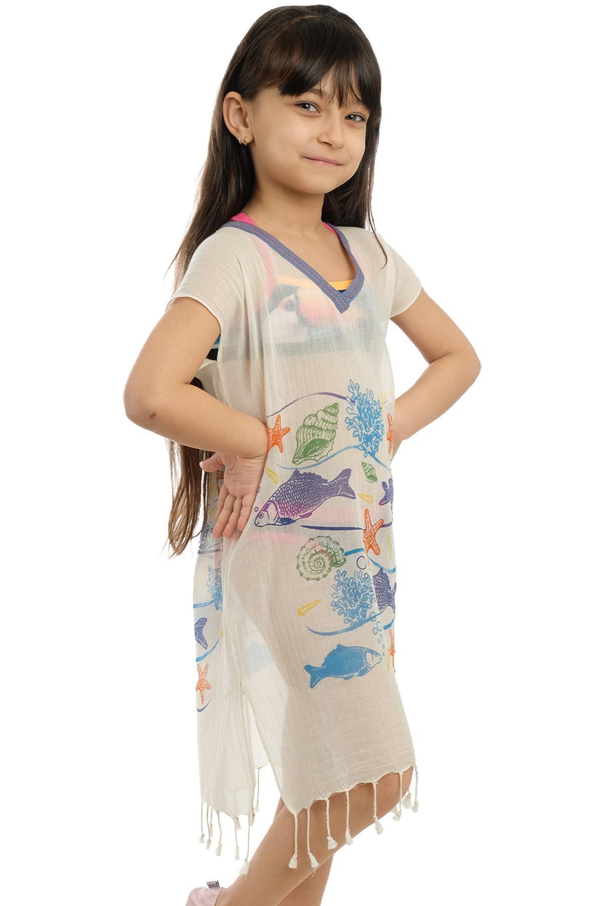 Dosimira Yakalı Balık Çocuk Pareo