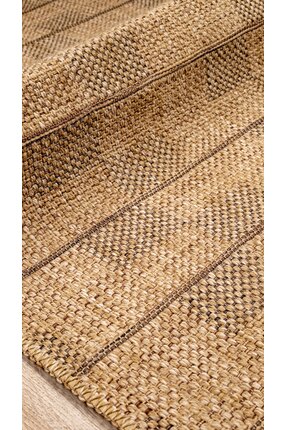 Santiva Home Bej Naturel Sisal Jüt Hasır Halı Yıkanabilir Kaymaz Taban Dokuma...