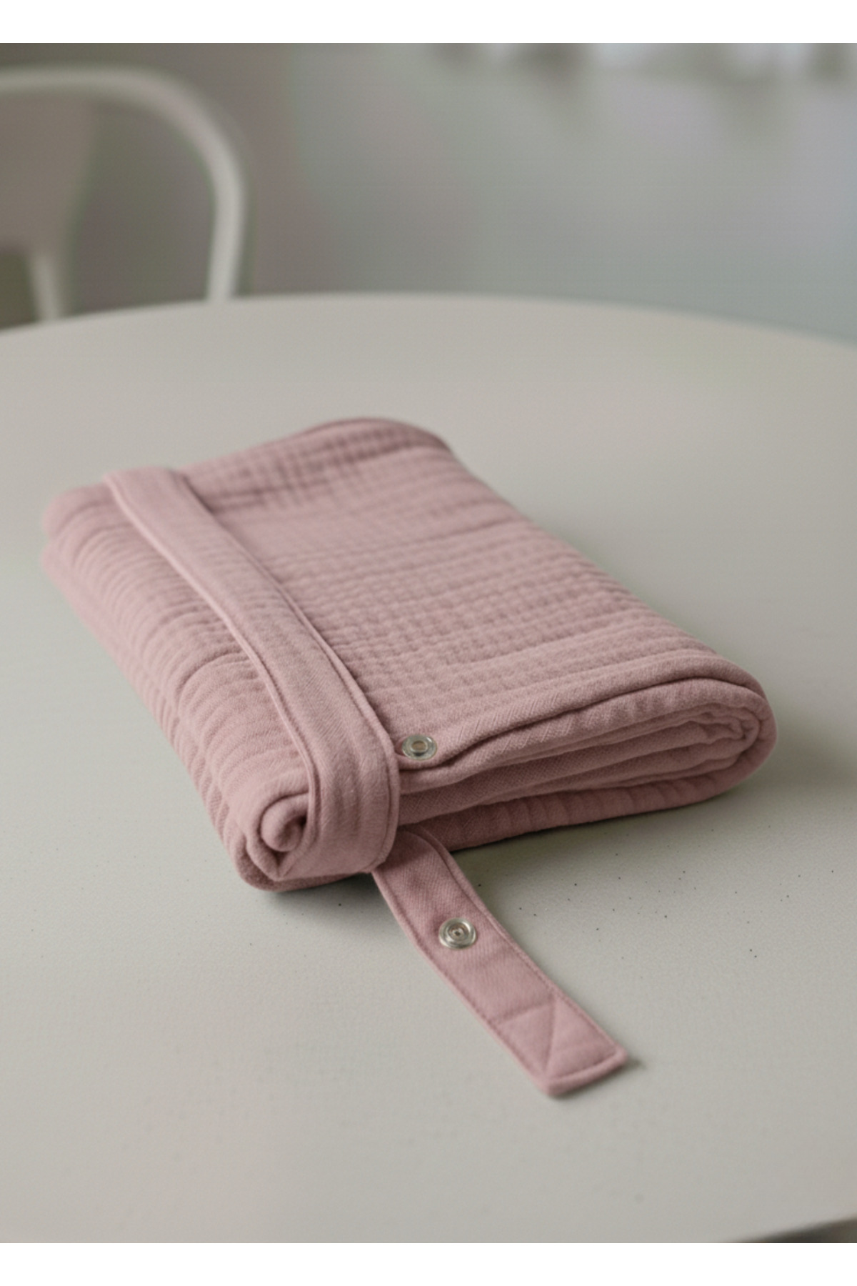 Joyous Mom Kids %100 Pamuk Organik Müslin Emzirme Önlüğü 100x70cm, İç Göstermez, 4 Katlı Müslin fotoğrafı 6 (önizleme)