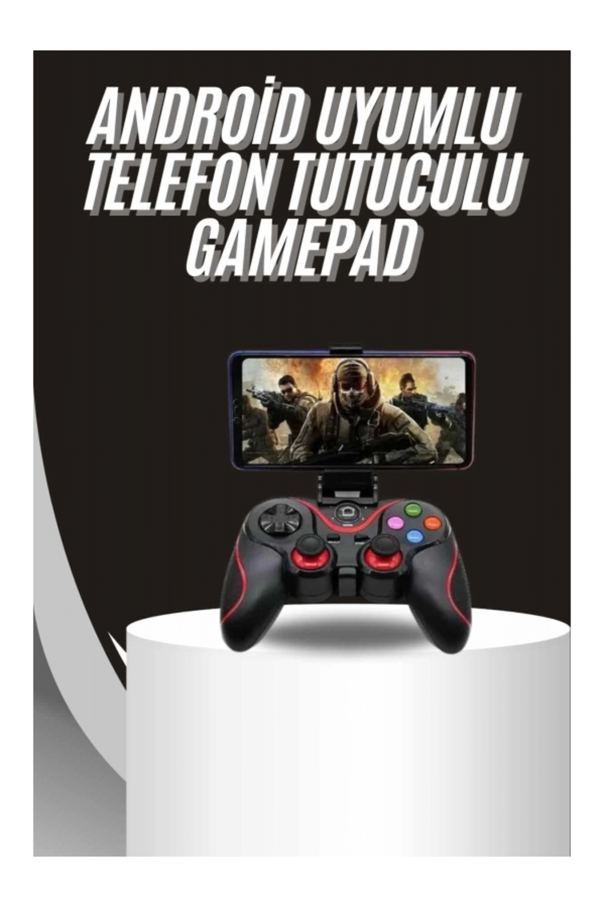 SELFBUYSELL Kablosuz Oyun Kolu Bluetooth Joystick Gamepad Android Uyumlu