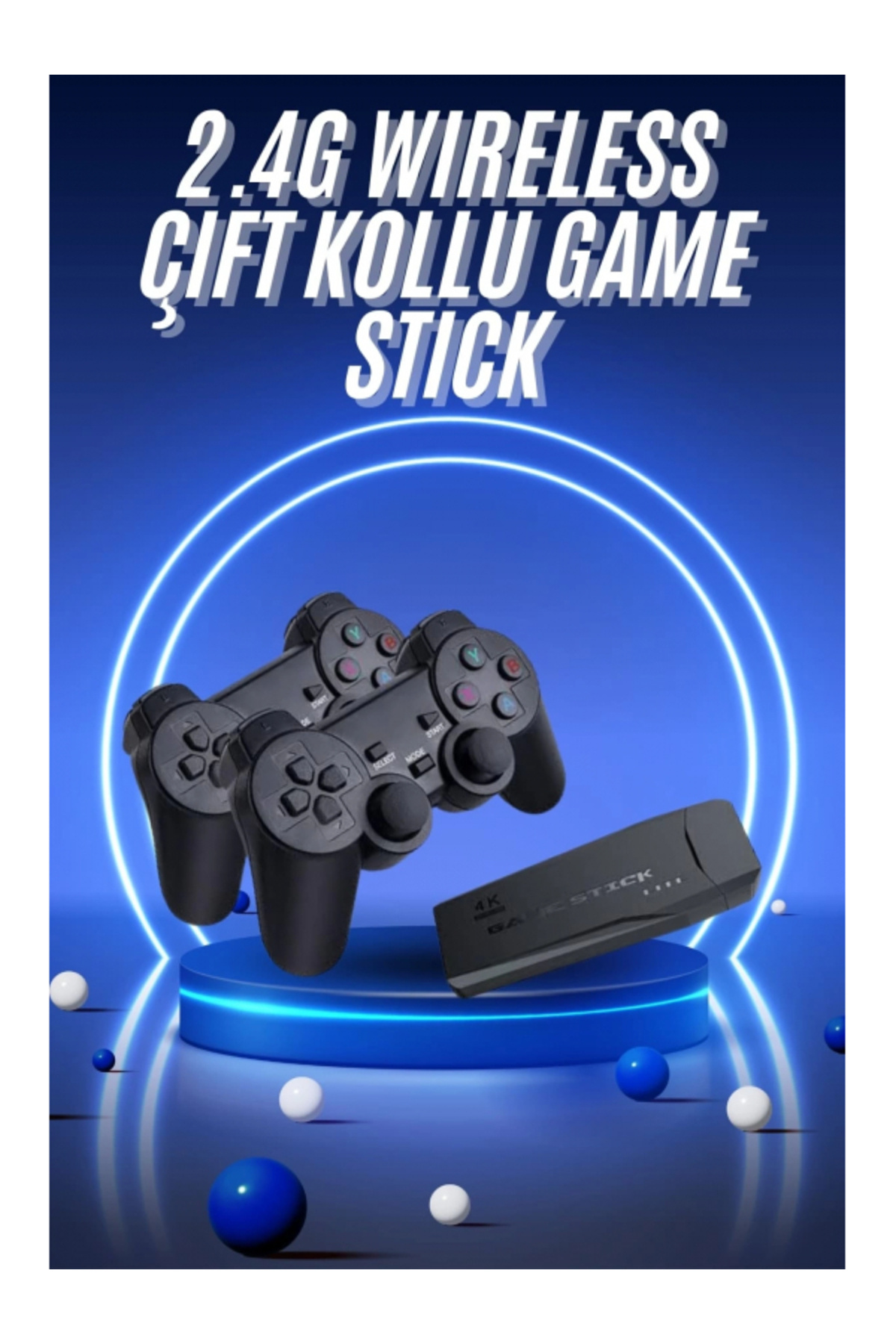 SELFBUYSELL Retro Game Stick Çift Kol Kablosuz Atari Oyun Konsolu 2.4g Uyumlu