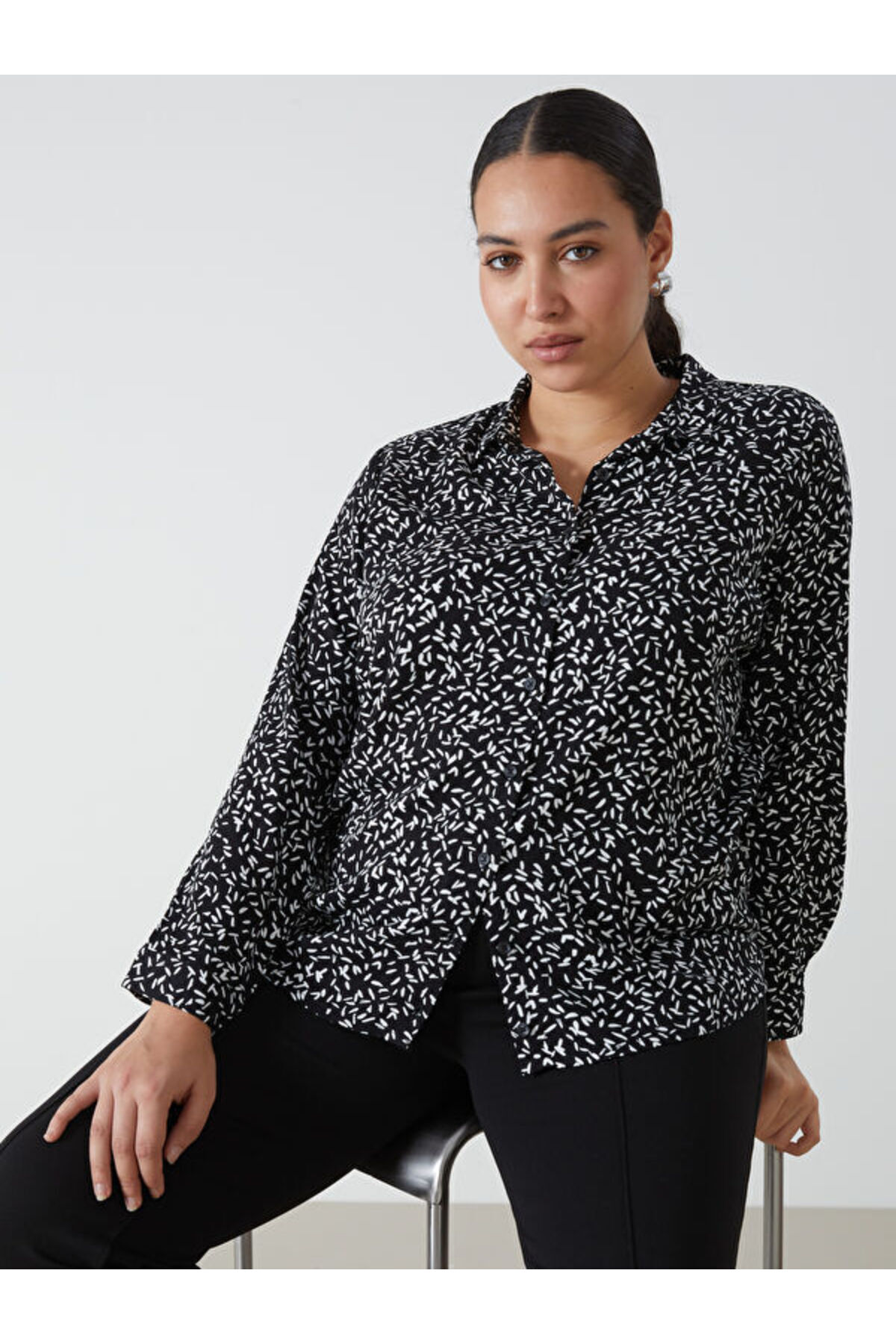 پیراهن ال سی وایکیکی W4FJ12Z8-Liwensa