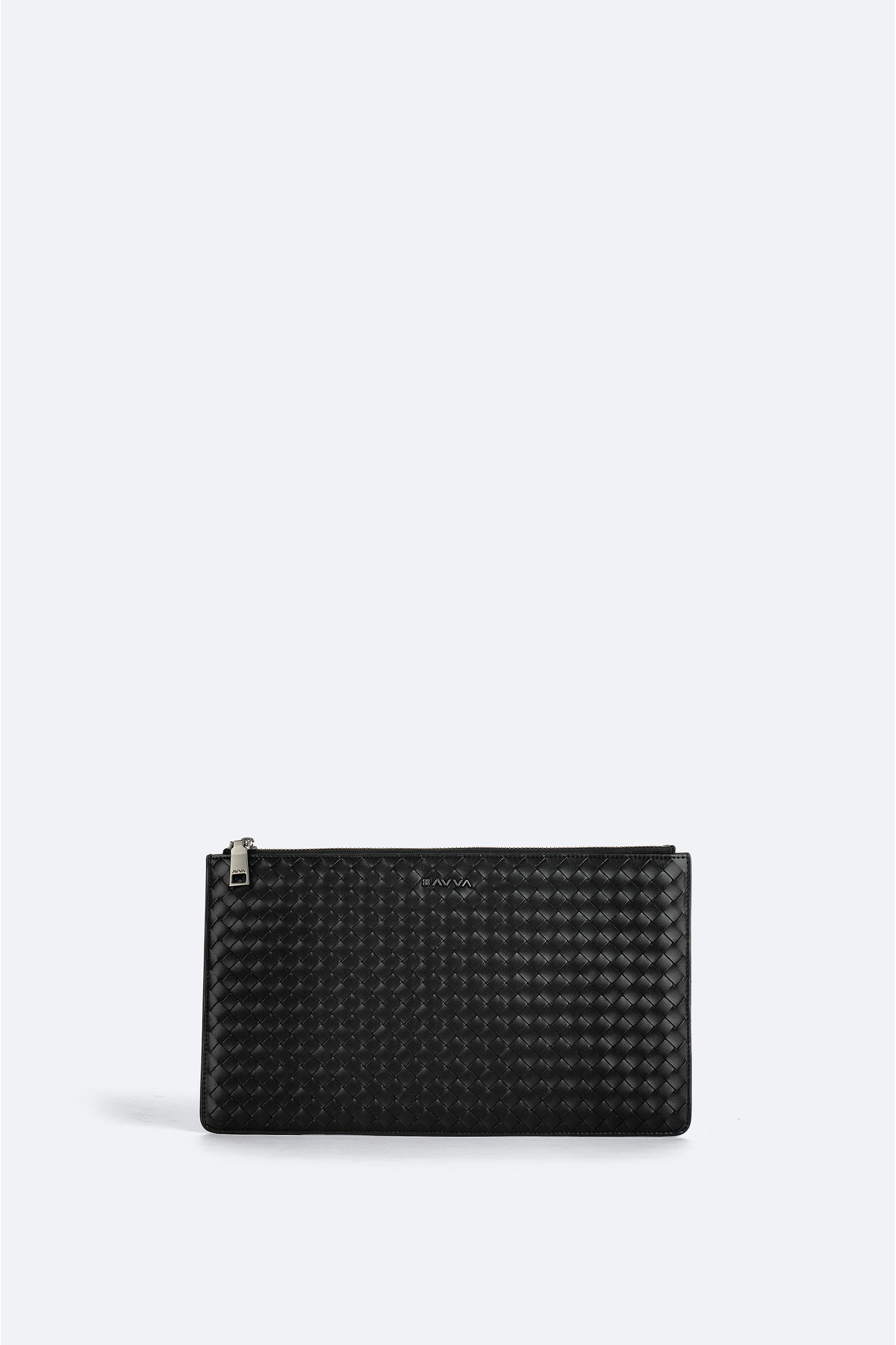 آوا کیف دستی مردانه مشکی دو زیپ A52Y9107