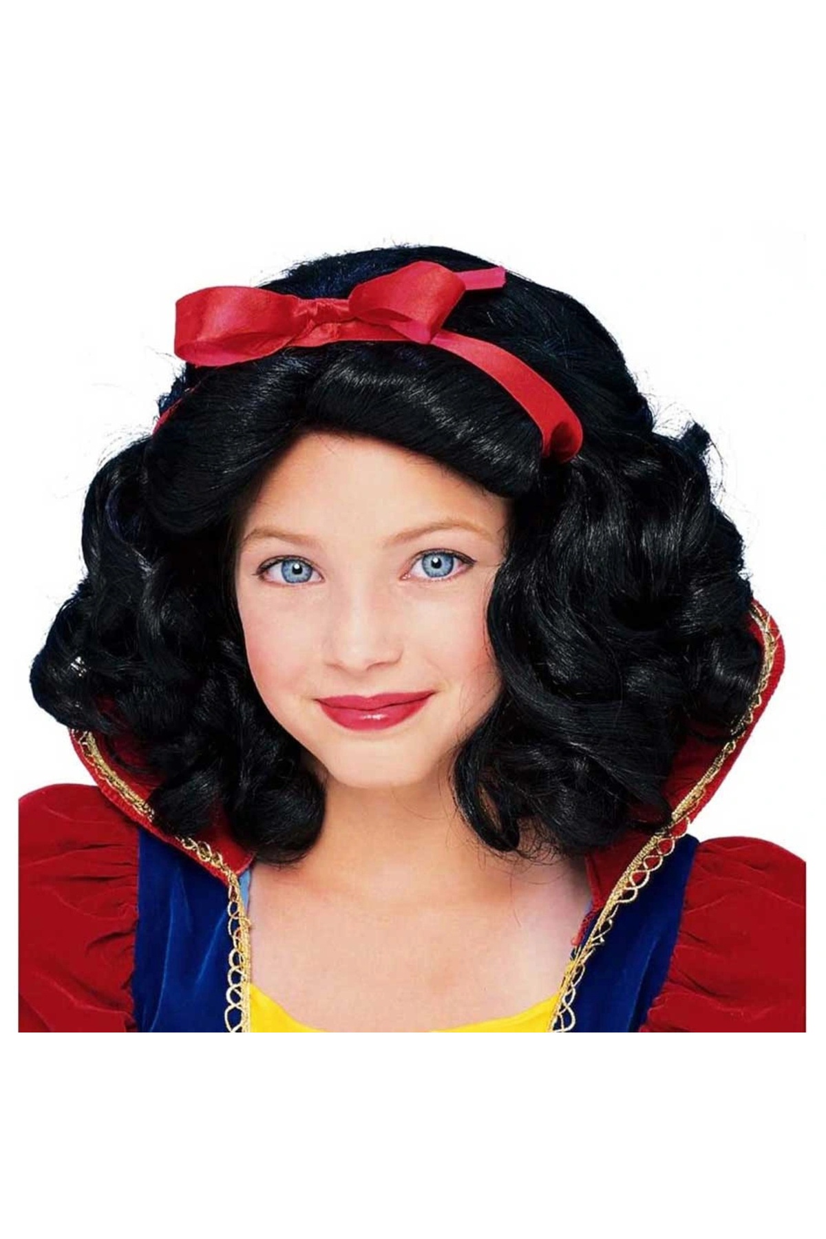 shopwave Pamuk Prenses Peruğu Kırmızı Fiyonklu