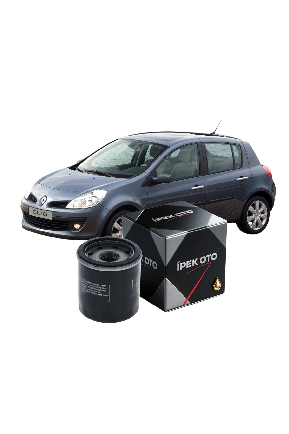 İPEKOTO Renault Clio 3 2.0 16V Benzinli – 2006→ Uyumlu Yağ Filtresi | 139 HP
