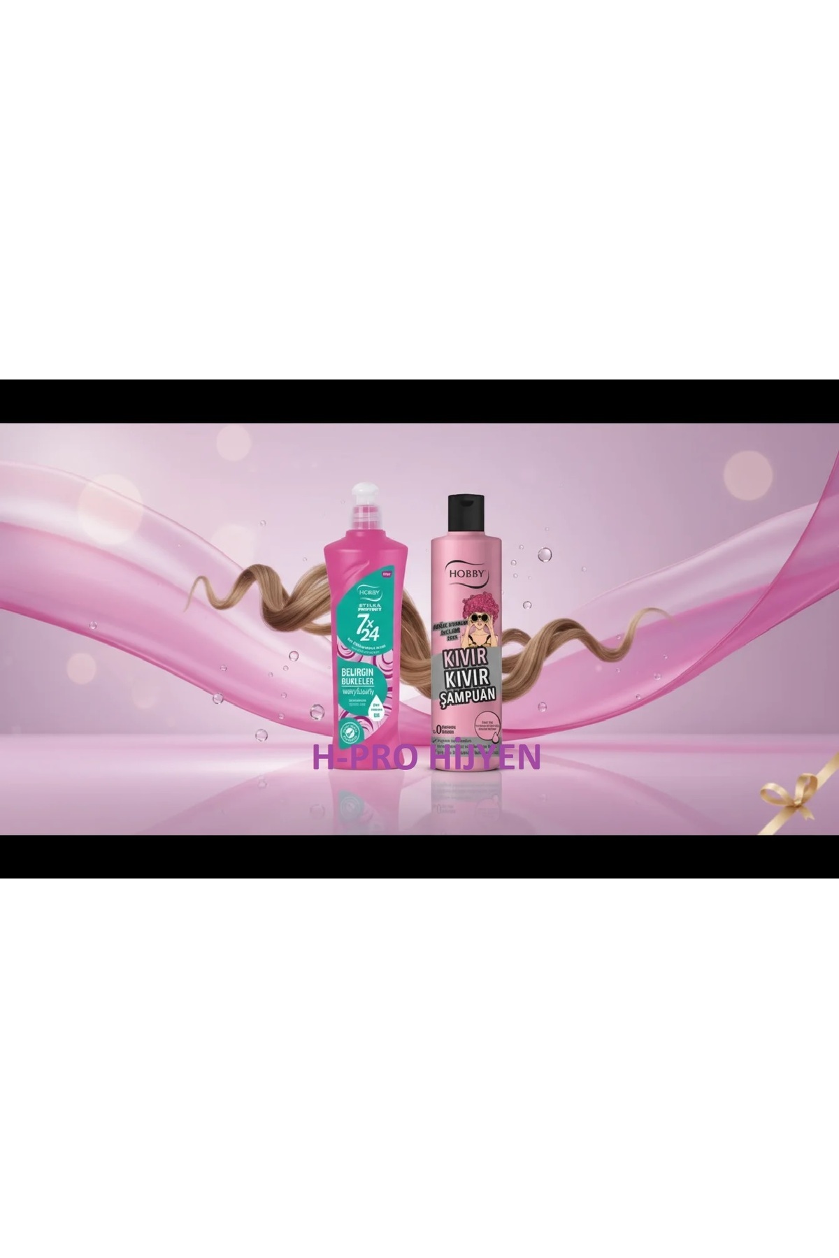 Hobby KIVIR KIVIR ŞAMPUAN VE 7/24 SAÇ ŞEKİLLENDİRİCİ KREM
