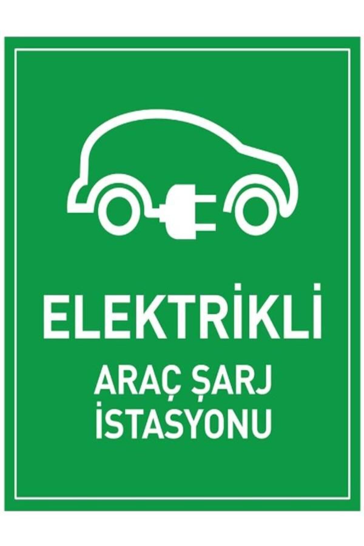 PVC/Forex Elektrikli Araç Şarj İstasyonu Levhası