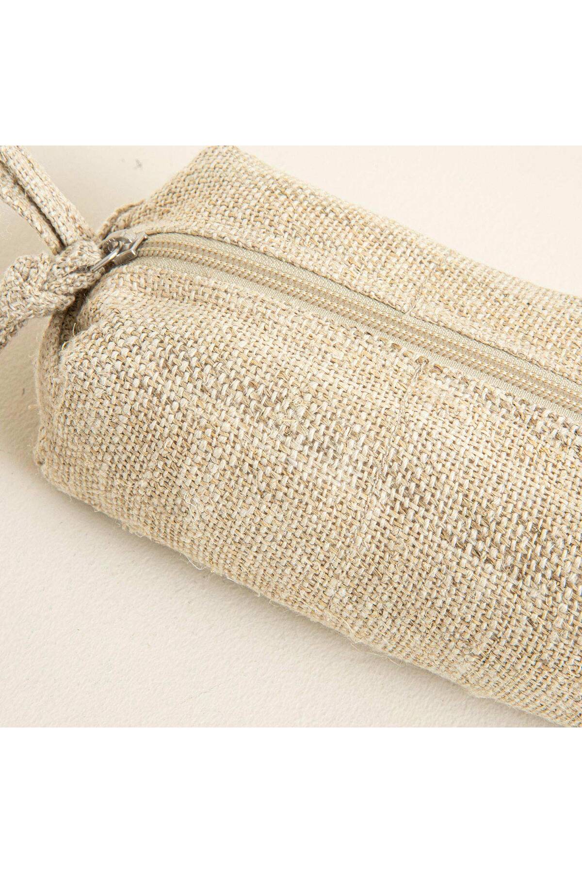 Hiyali Çok Amaçlı Çanta 19x8.5x6.5cm Natural — بژ CD242AKS087 — تصویر 3 از 5